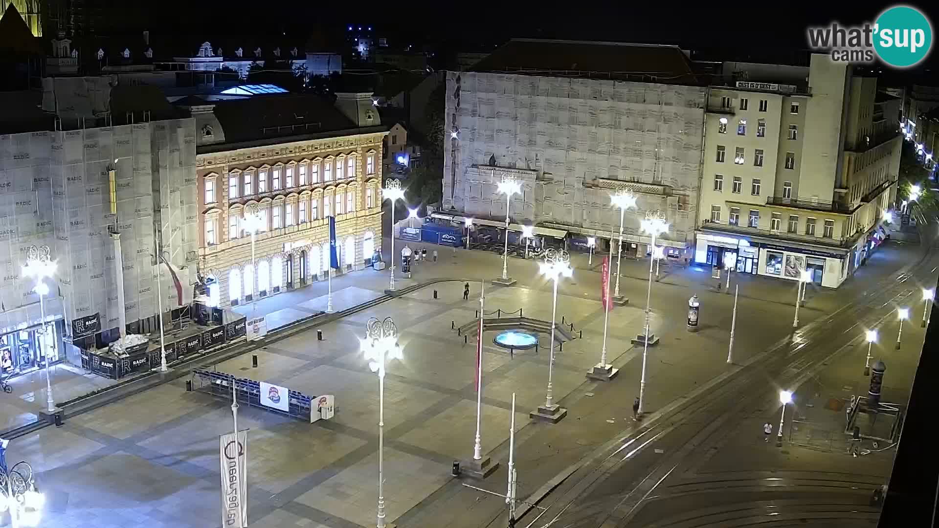 Ban Jelačić Platz  Live webcam Zagreb – Hotel Dubrovnik