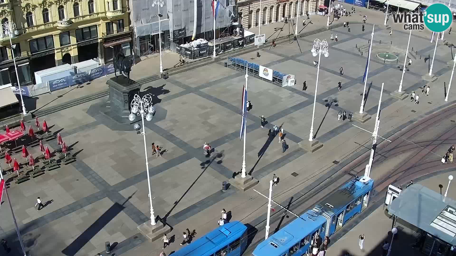 Ban Jelačić Platz  Live webcam Zagreb – Hotel Dubrovnik
