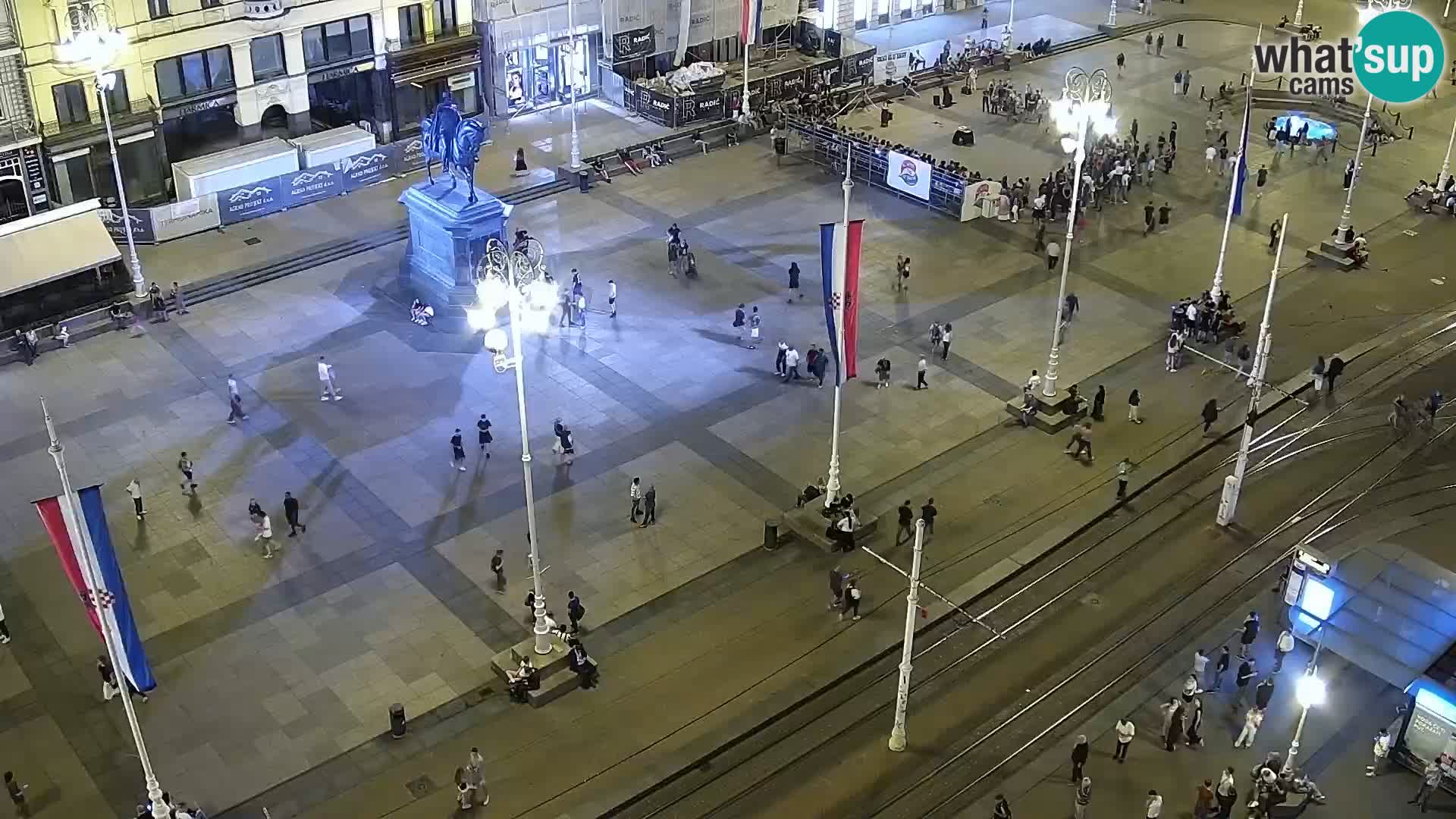 LIVE Webcam Zagreb Hotel Dubrovnik | Ban Jelačić square
