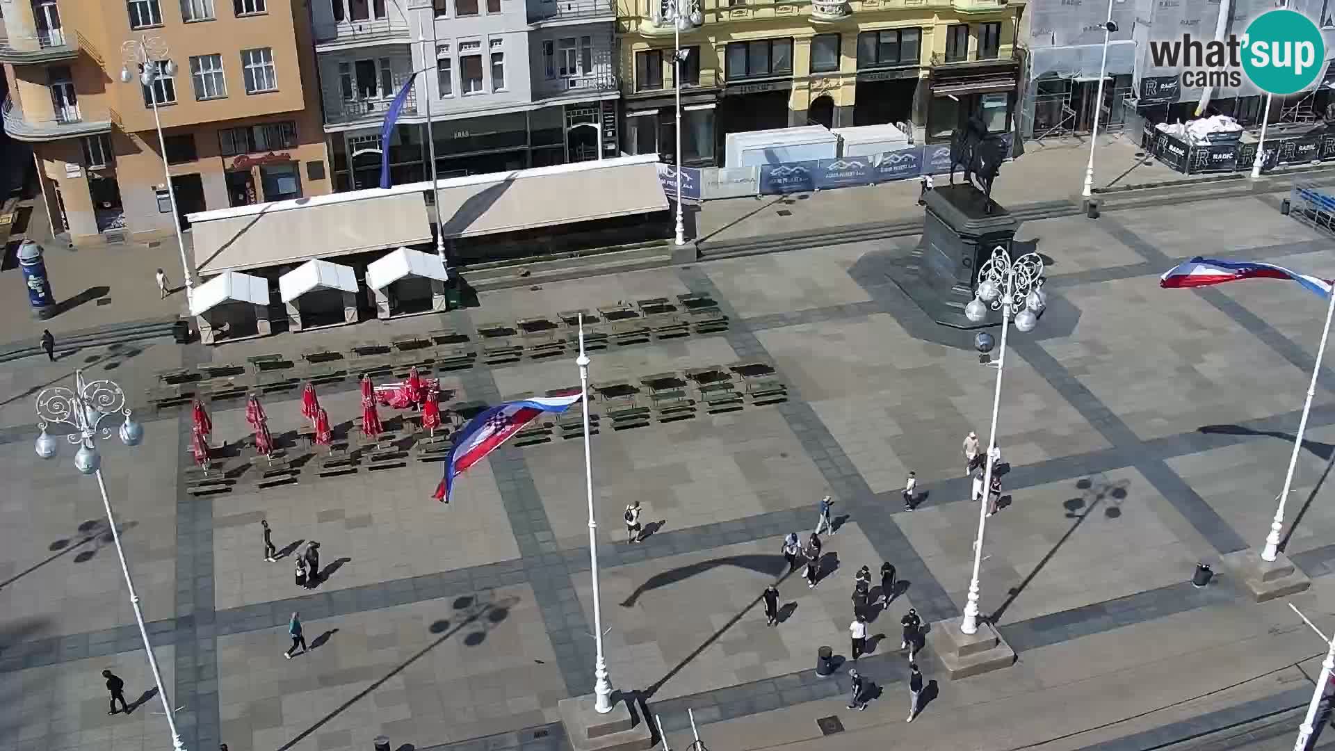 LIVE Webcam Zagreb Hotel Dubrovnik | Ban Jelačić square