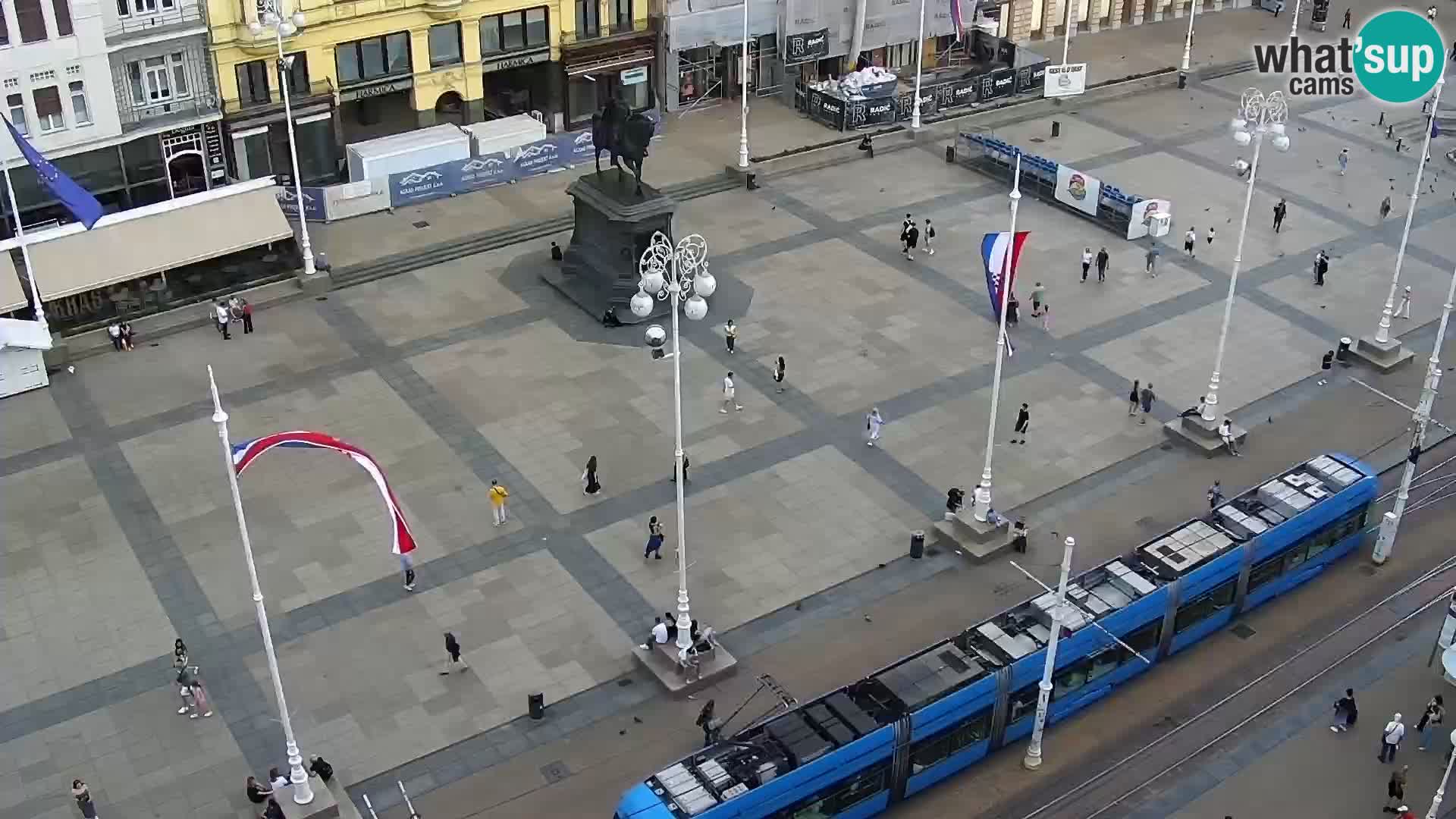 LIVE Webcam Zagreb Hotel Dubrovnik | Ban Jelačić square