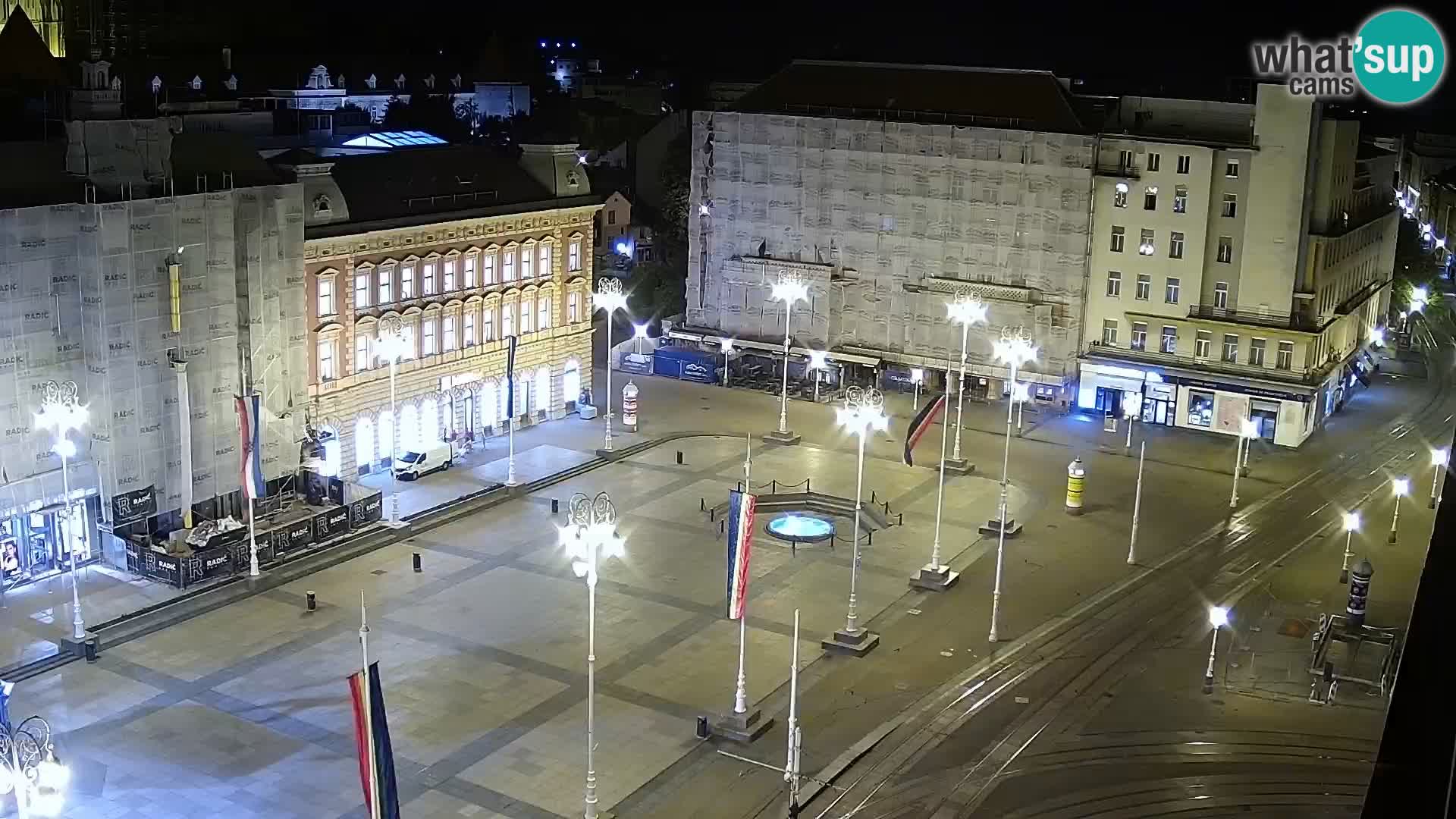 Ban Jelačić Platz  Live webcam Zagreb – Hotel Dubrovnik
