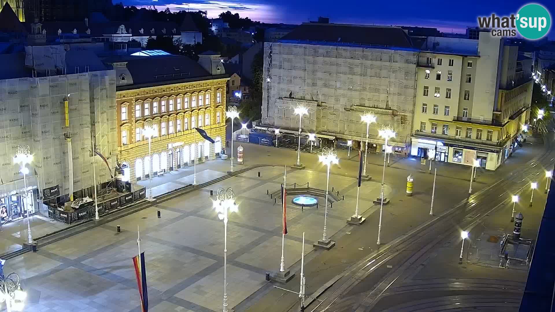 Ban Jelačić Platz Live webcam Zagreb – Hotel Dubrovnik