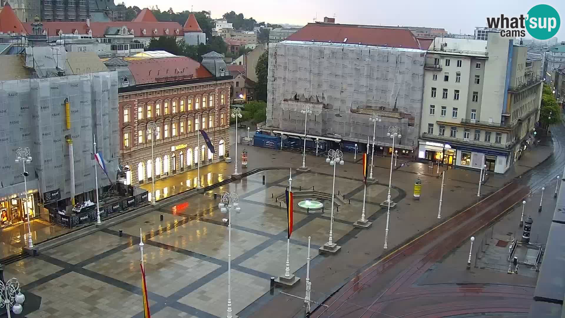 LIVE Webcam Zagreb Hotel Dubrovnik | Ban Jelačić square
