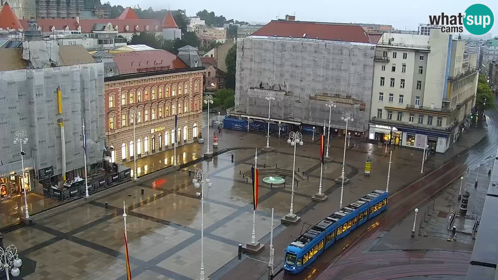 Ban Jelačić Platz  Live webcam Zagreb – Hotel Dubrovnik