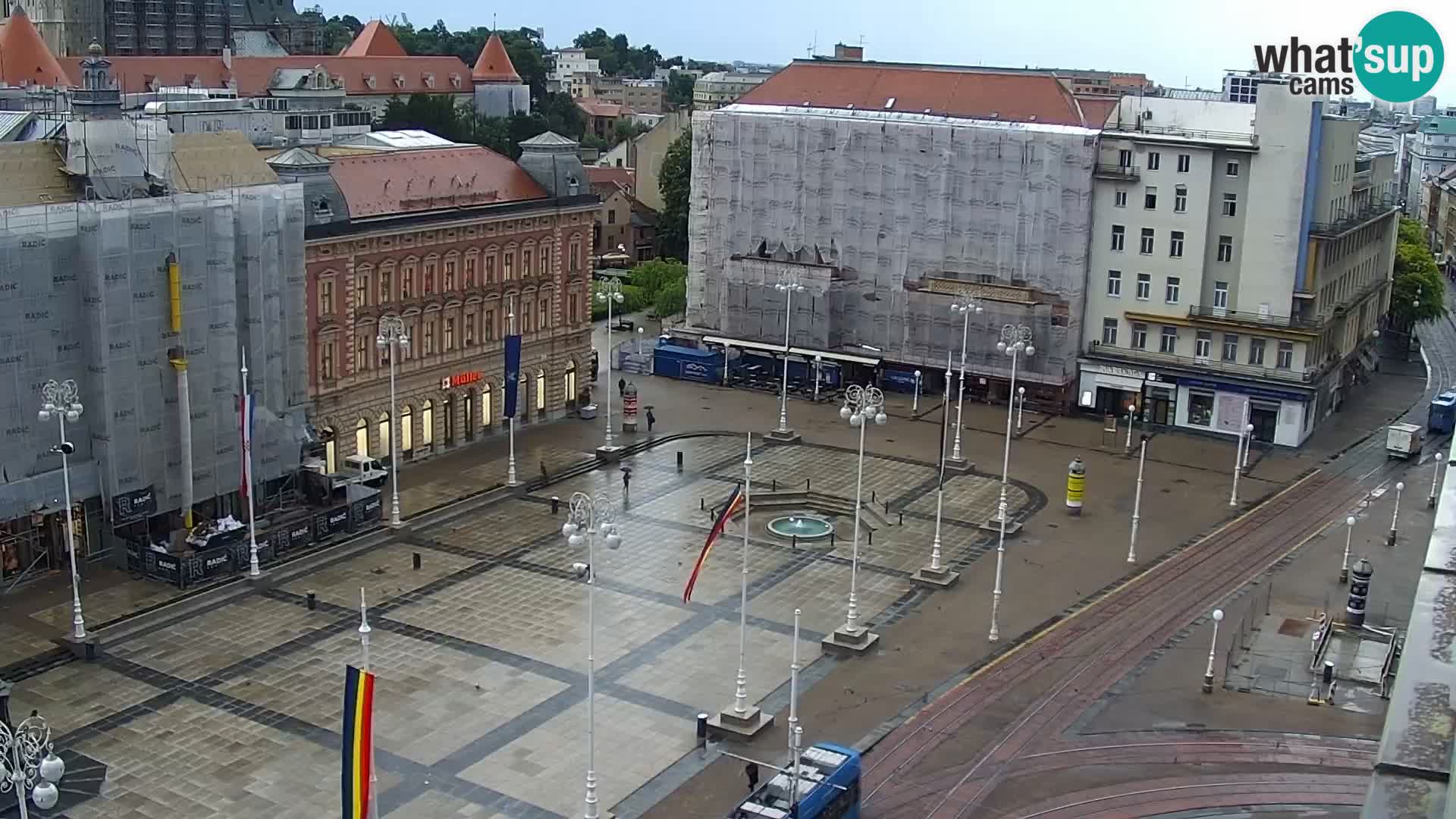 Piazza Ban Jelačić livecam Zagreb – Hotel Dubrovnik