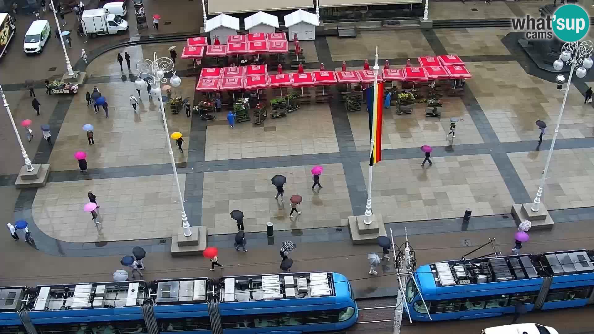 Piazza Ban Jelačić livecam Zagreb – Hotel Dubrovnik
