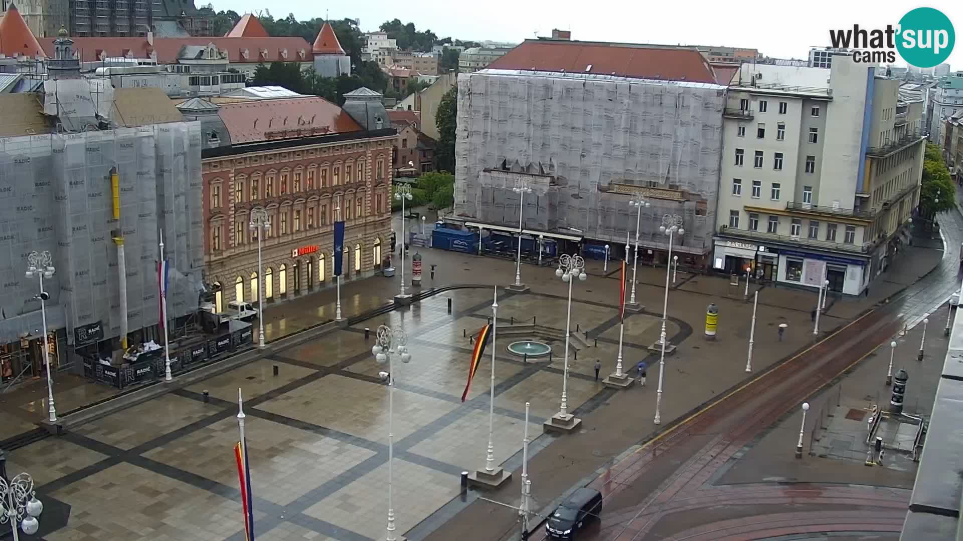 Ban Jelačić Platz  Live webcam Zagreb – Hotel Dubrovnik