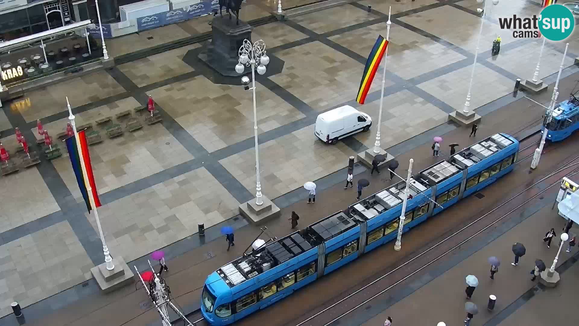 Ban Jelačić Platz  Live webcam Zagreb – Hotel Dubrovnik