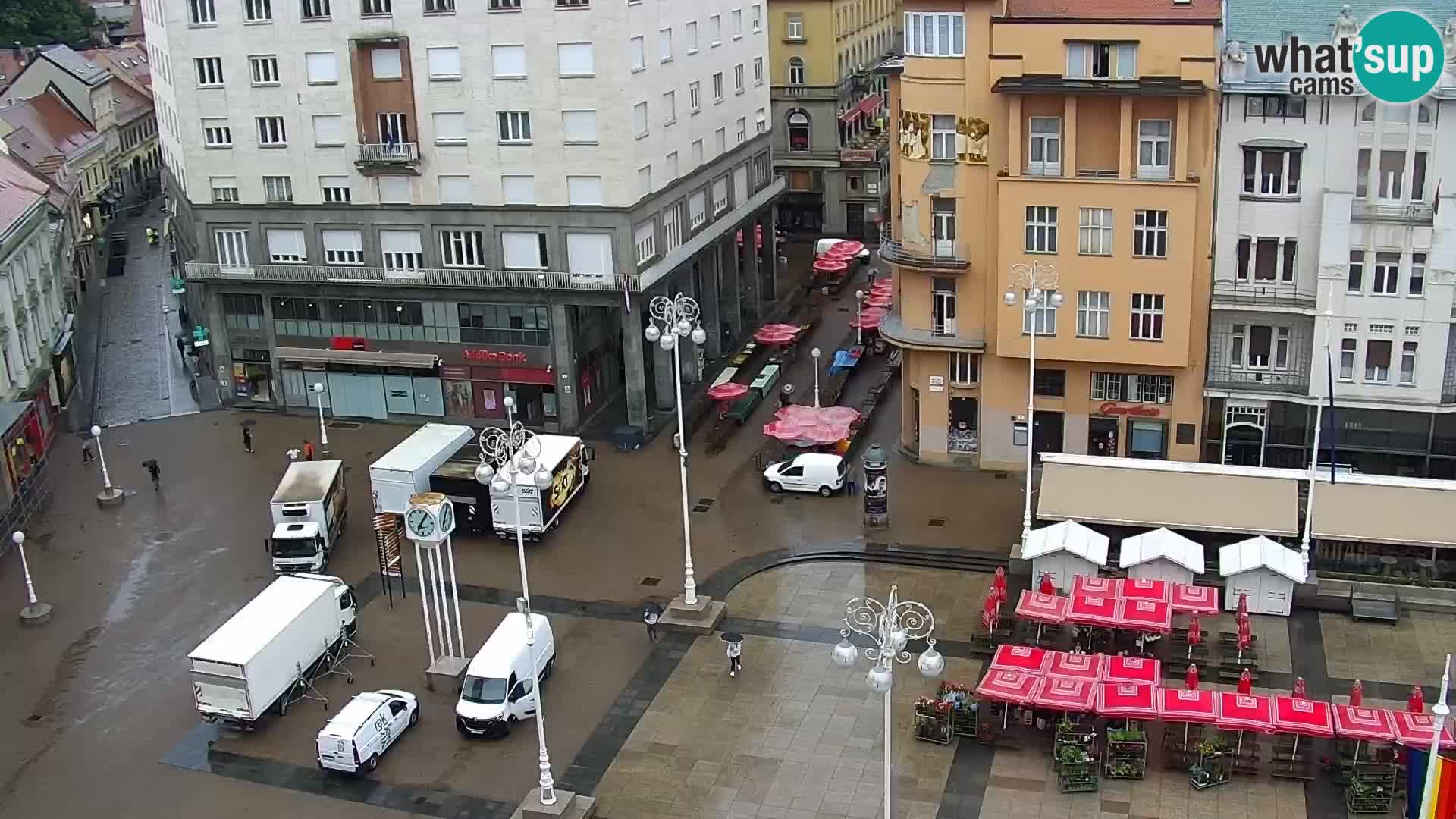 Plaza Ban Jelačić camera en vivo Zagreb – Hotel Dubrovnik