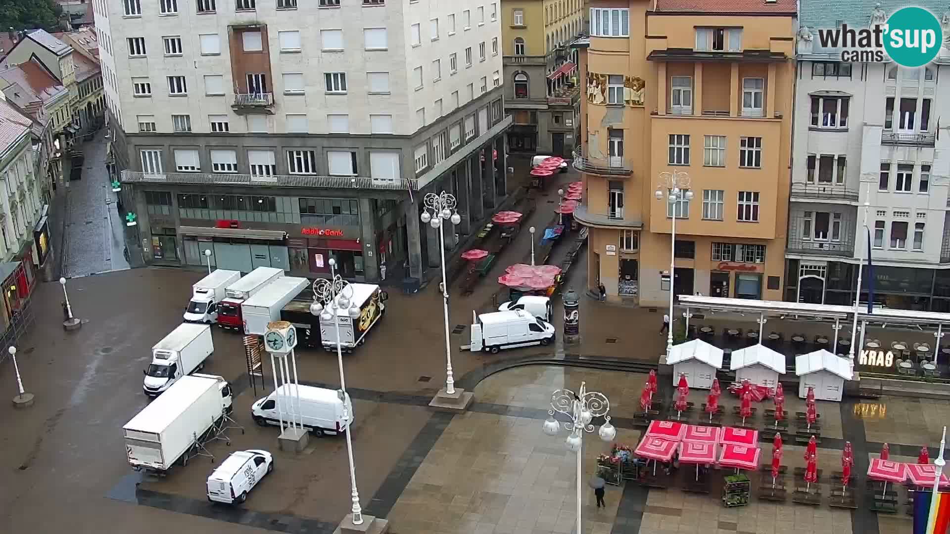 LIVE Webcam Zagreb Hotel Dubrovnik | Ban Jelačić square