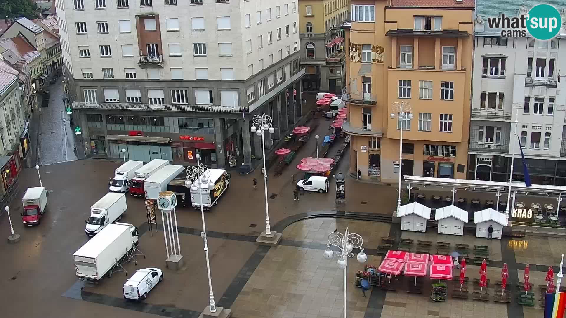 Piazza Ban Jelačić livecam Zagreb – Hotel Dubrovnik