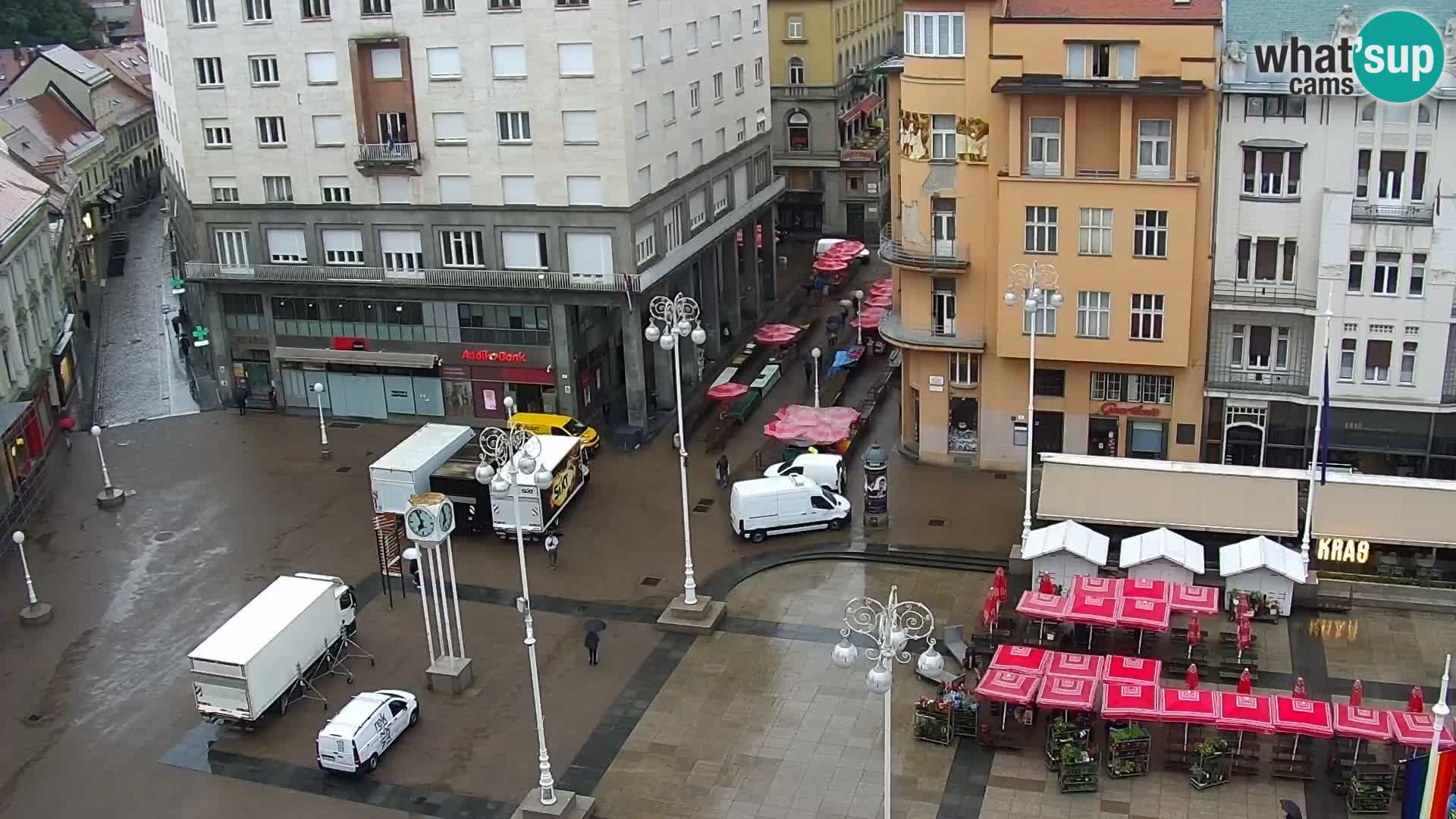 Trg Bana Jelačića web kamera Zagreb – Hotel Dubrovnik