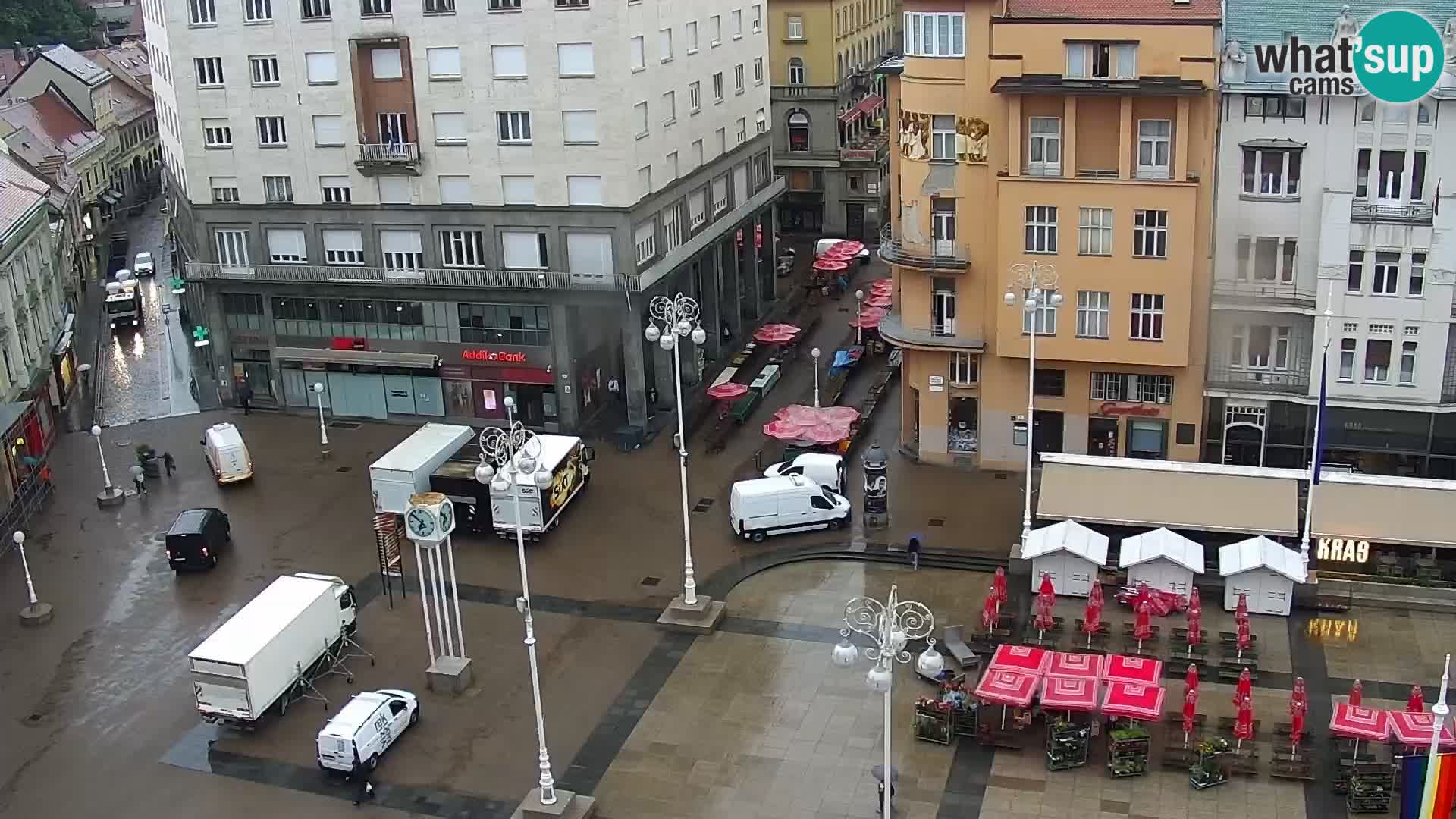 LIVE Webcam Zagreb Hotel Dubrovnik | Ban Jelačić square