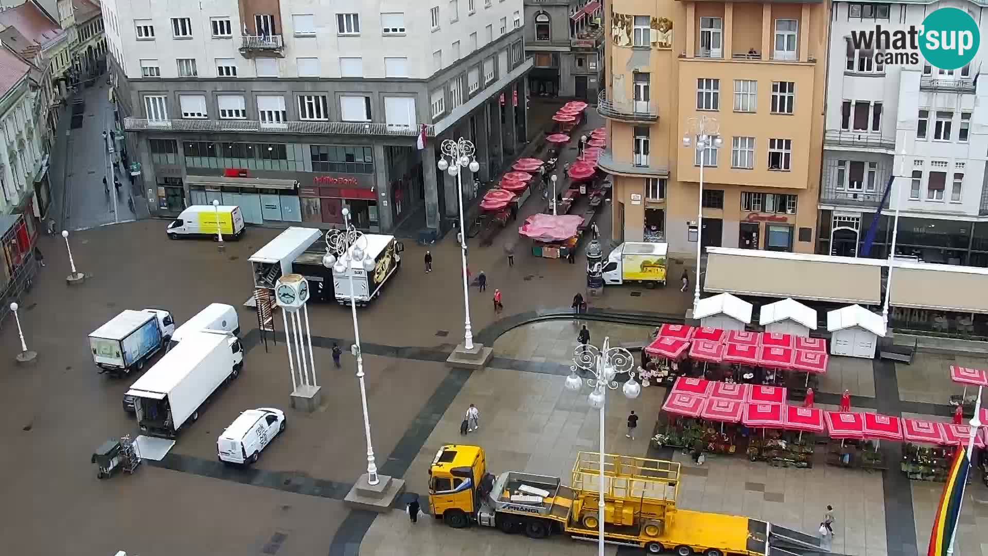 Piazza Ban Jelačić livecam Zagreb – Hotel Dubrovnik