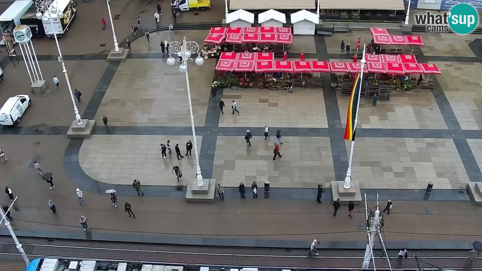 Plaza Ban Jelačić camera en vivo Zagreb – Hotel Dubrovnik