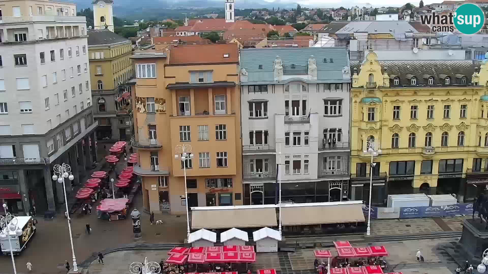 Trg Bana Jelačića web kamera Zagreb – Hotel Dubrovnik