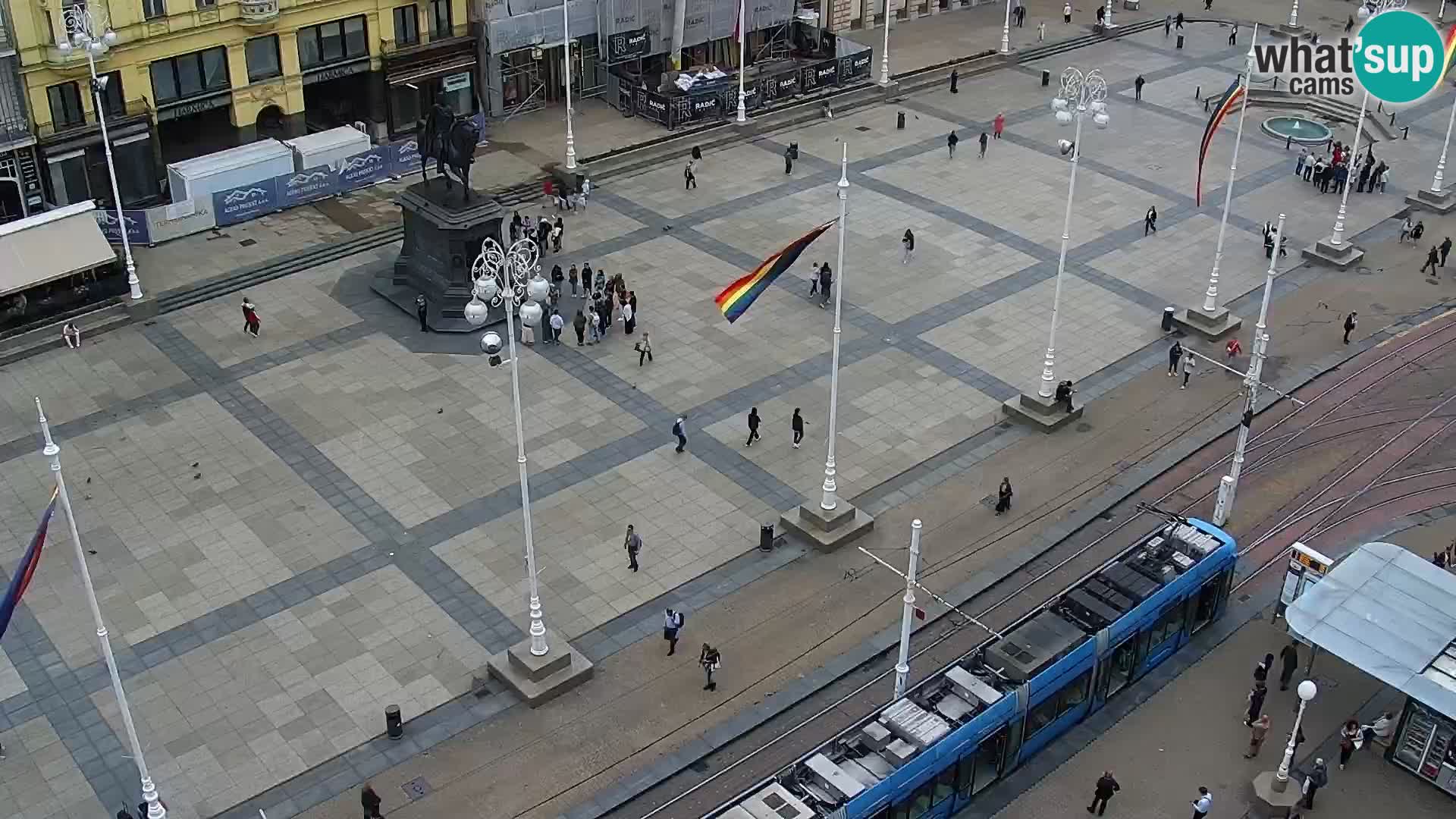 LIVE Webcam Zagreb Hotel Dubrovnik | Ban Jelačić square