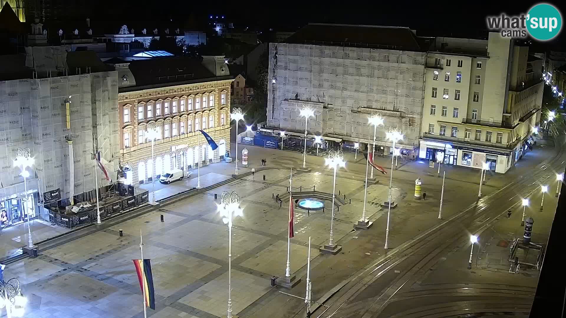 LIVE Webcam Zagreb Hotel Dubrovnik | Ban Jelačić square