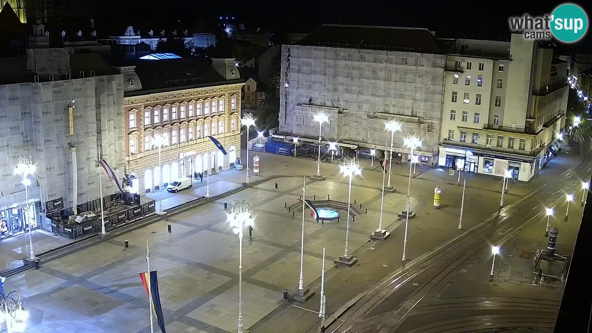 LIVE Webcam Zagreb Hotel Dubrovnik | Ban Jelačić square