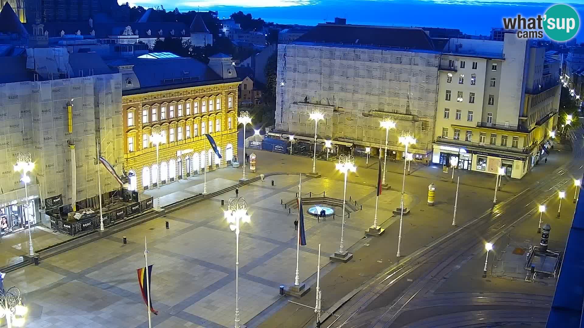 Ban Jelačić Platz  Live webcam Zagreb – Hotel Dubrovnik