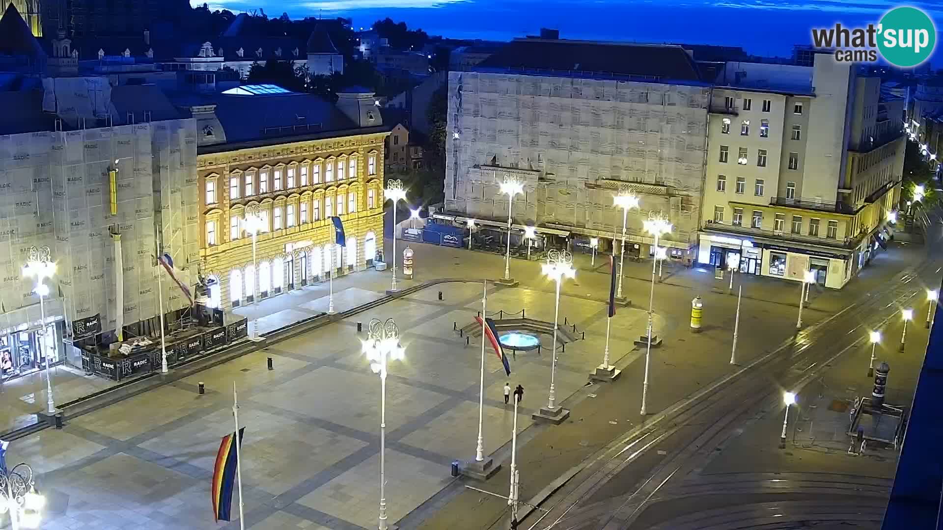 LIVE Webcam Zagreb Hotel Dubrovnik | Ban Jelačić square