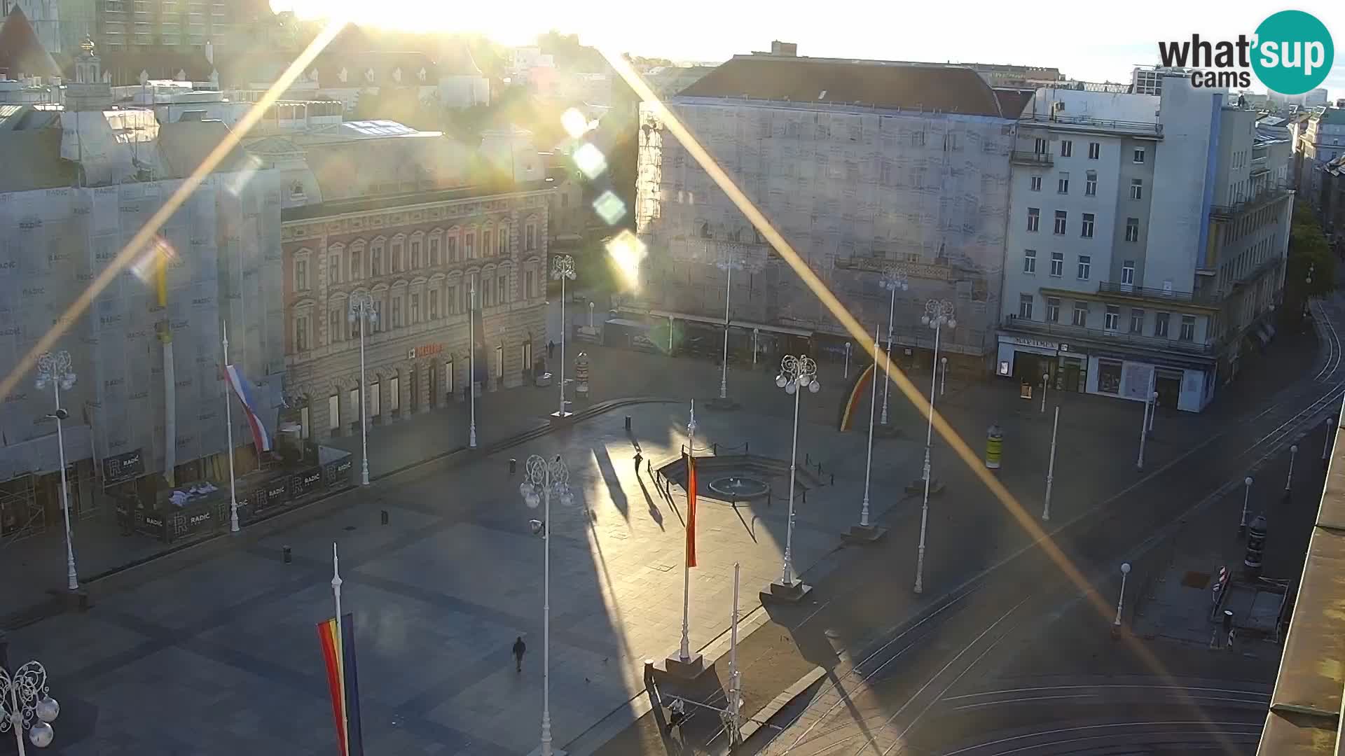 LIVE Webcam Zagreb Hotel Dubrovnik | Ban Jelačić square