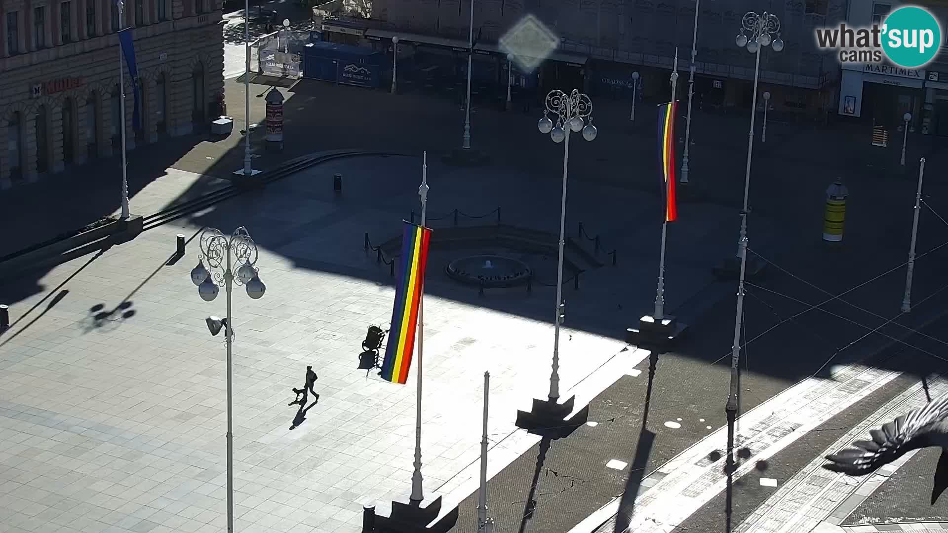 Ban Jelačić Platz  Live webcam Zagreb – Hotel Dubrovnik