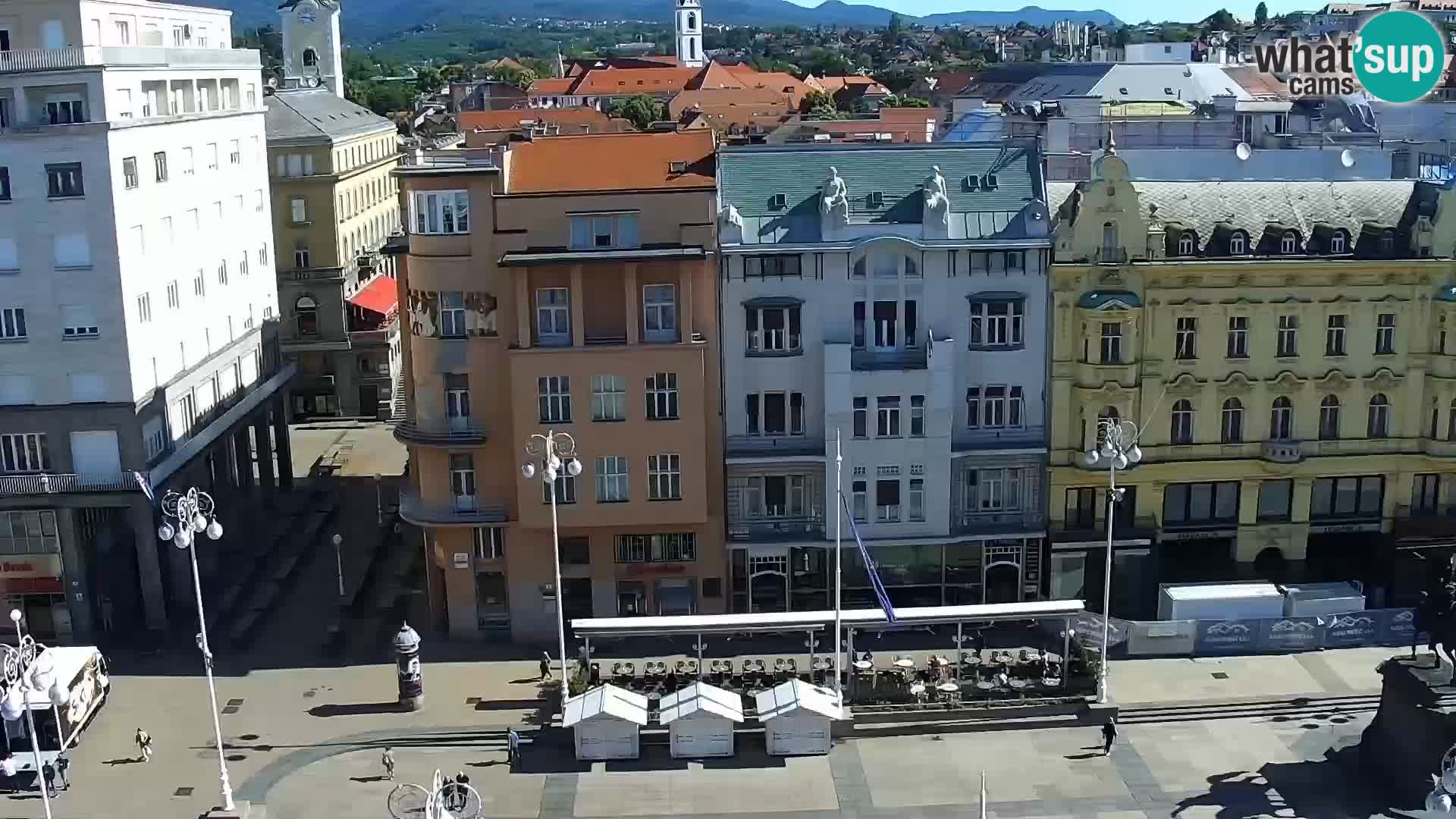 Ban Jelačić live cam Zagreb – Hotel Dubrovnik