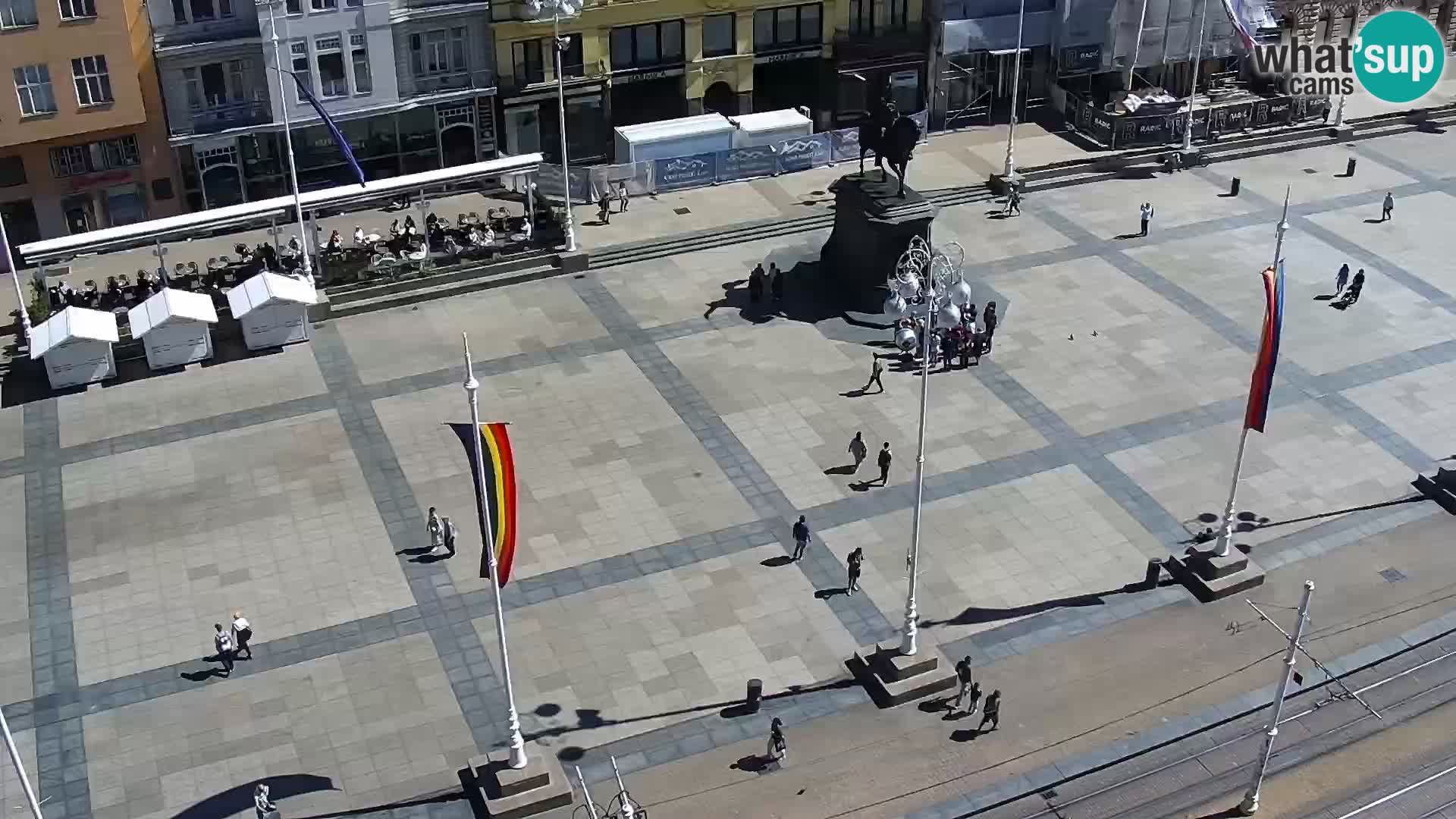 Plaza Ban Jelačić camera en vivo Zagreb – Hotel Dubrovnik