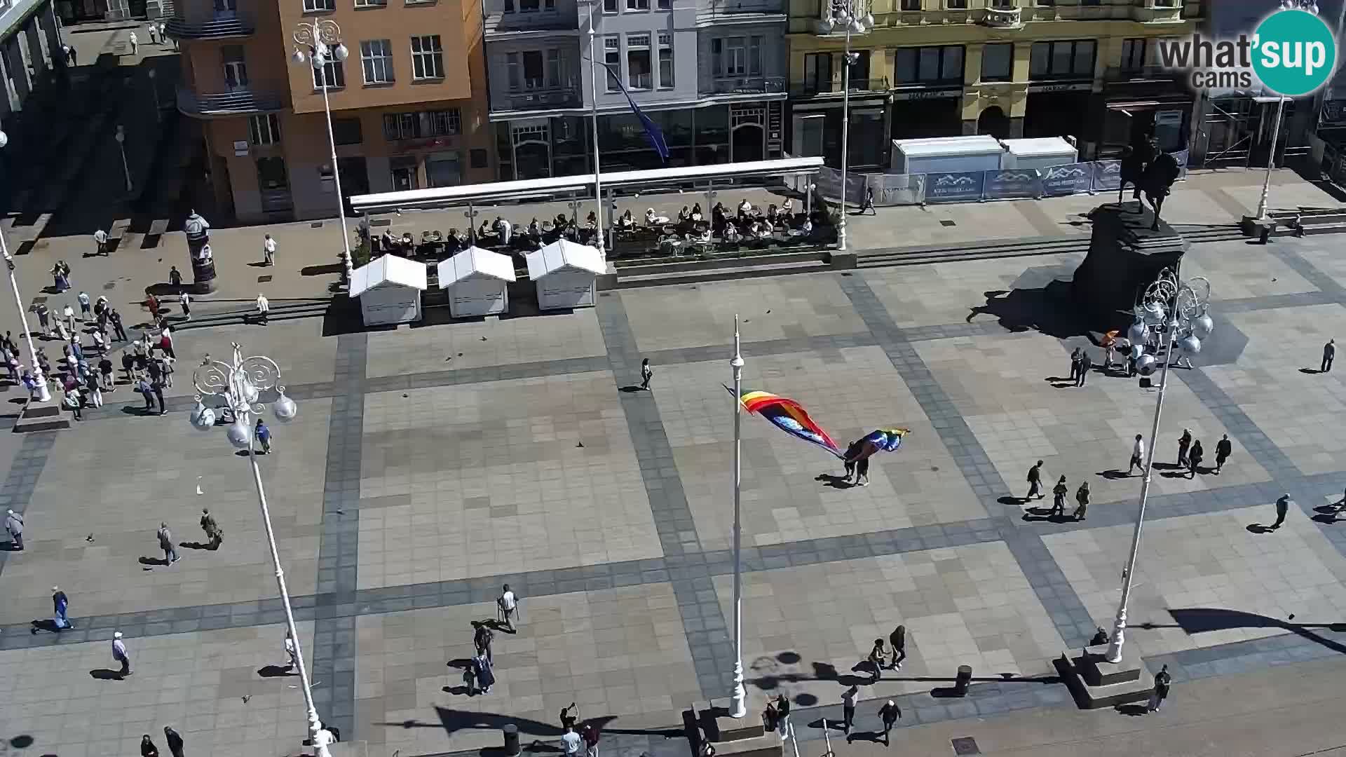Plaza Ban Jelačić camera en vivo Zagreb – Hotel Dubrovnik
