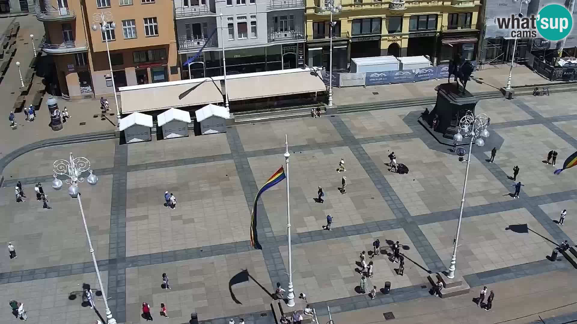 Plaza Ban Jelačić camera en vivo Zagreb – Hotel Dubrovnik