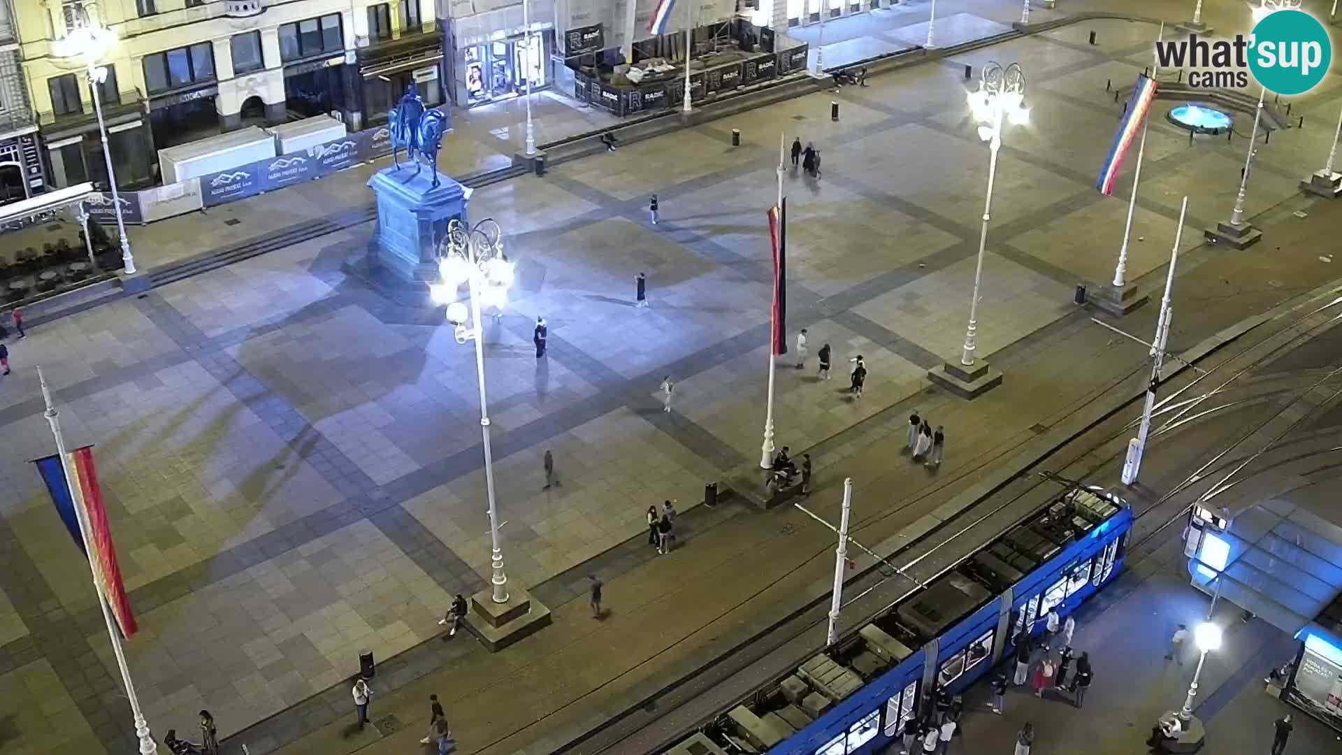 Plaza Ban Jelačić camera en vivo Zagreb – Hotel Dubrovnik