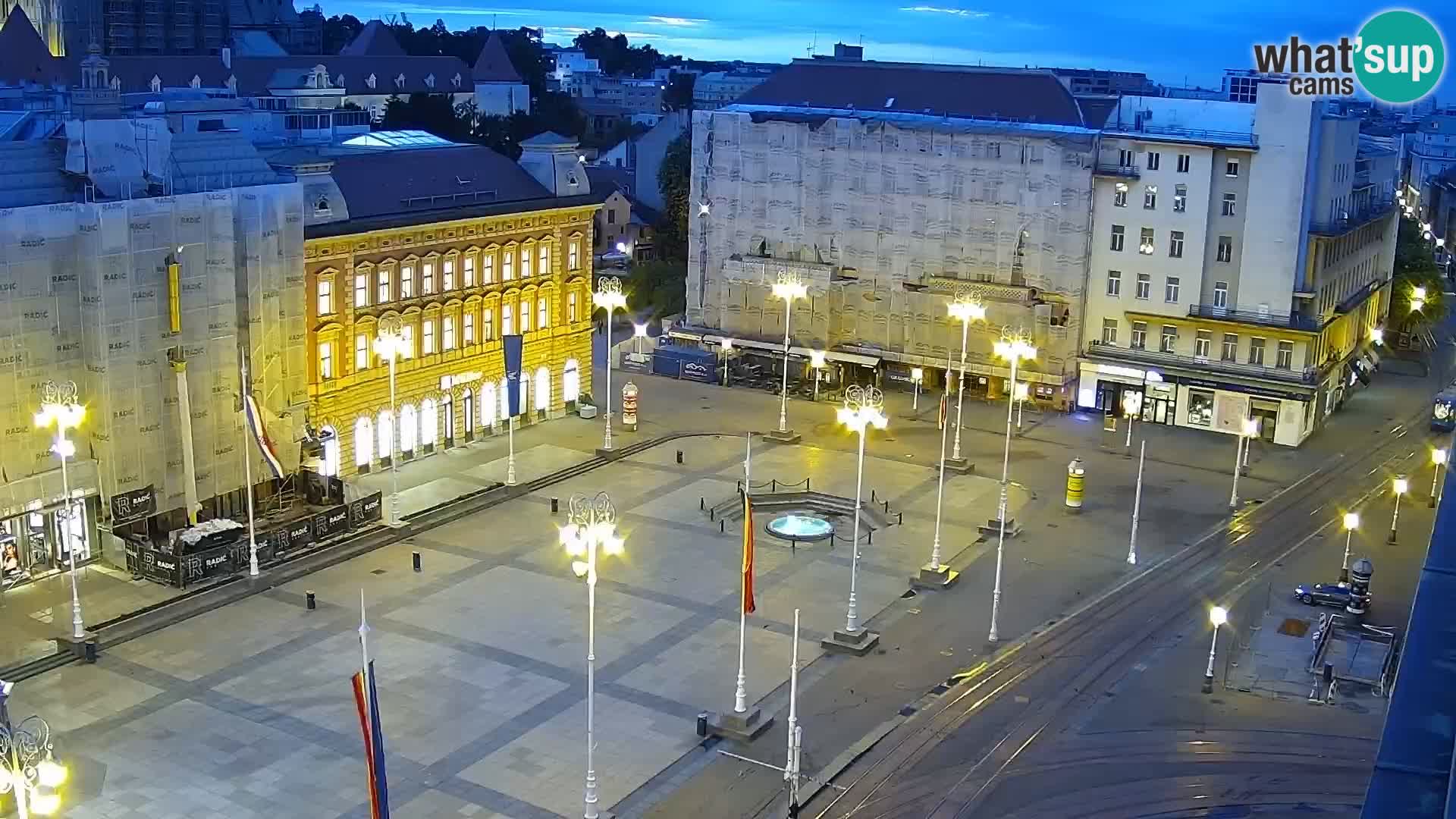LIVE Webcam Zagreb Hotel Dubrovnik | Ban Jelačić square
