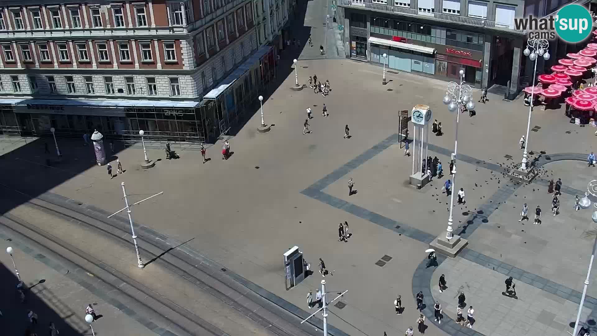 LIVE Webcam Zagreb Hotel Dubrovnik | Ban Jelačić square