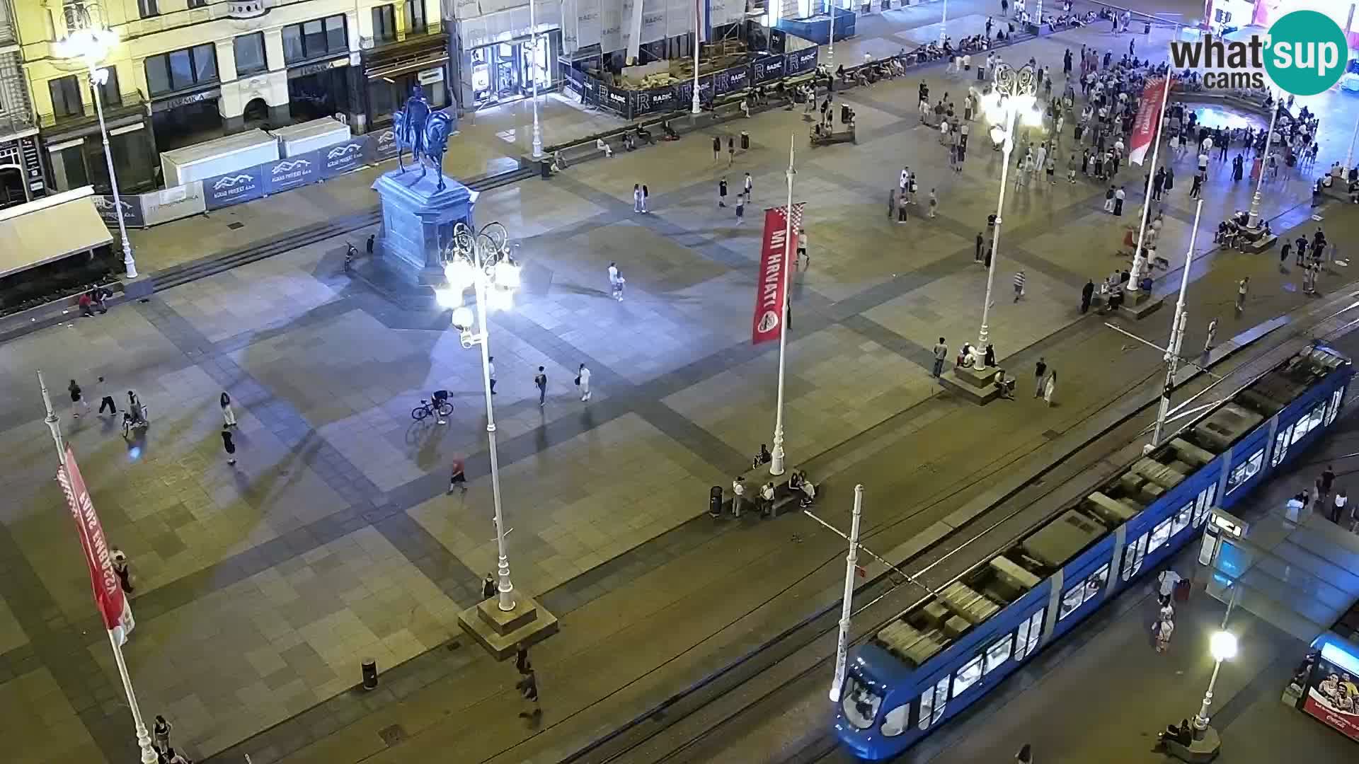 Ban Jelačić Platz  Live webcam Zagreb – Hotel Dubrovnik