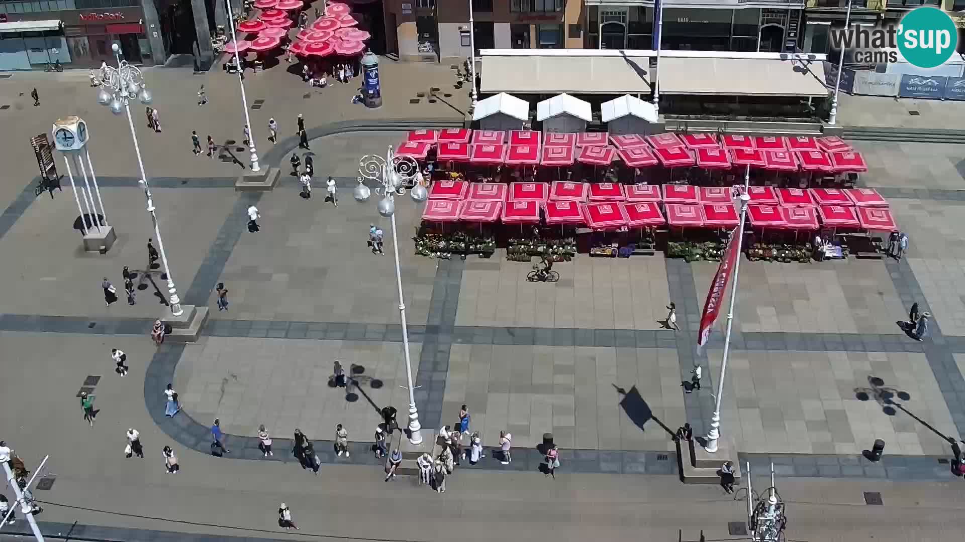 Ban Jelačić Platz  Live webcam Zagreb – Hotel Dubrovnik