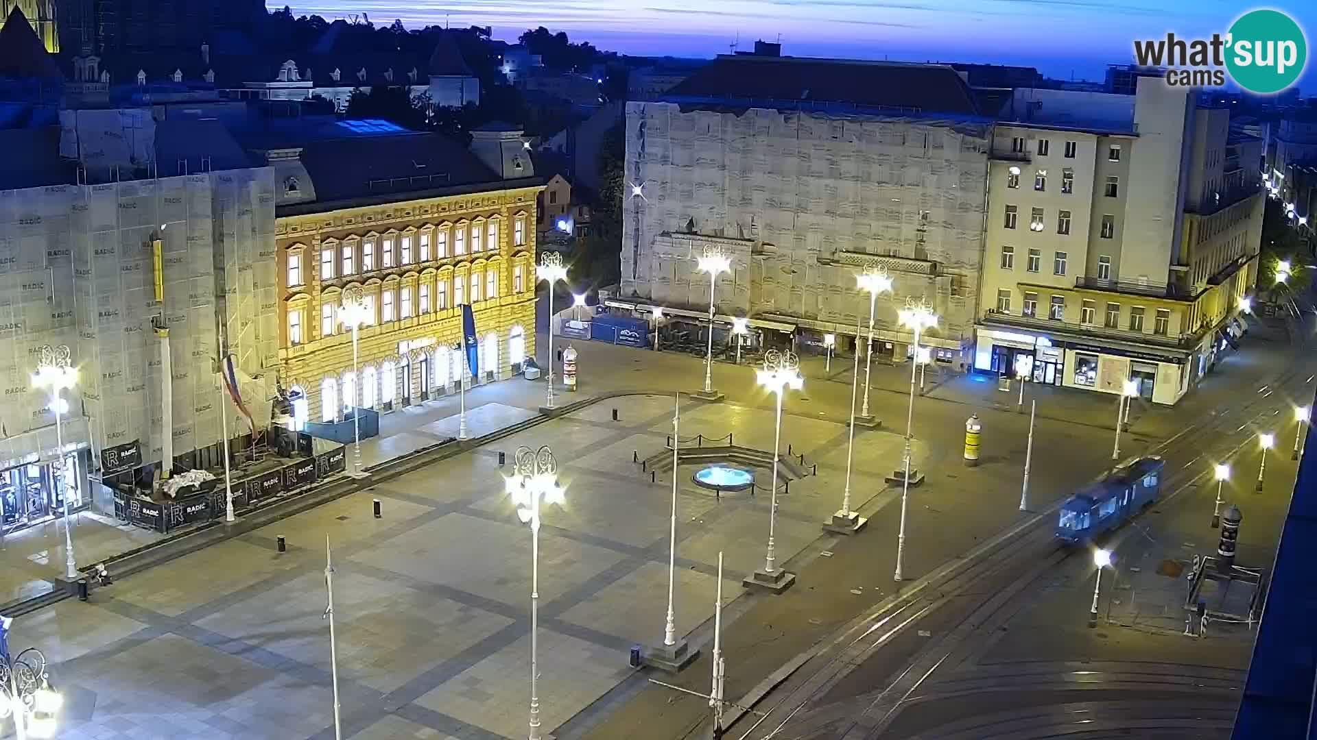 LIVE Webcam Zagreb Hotel Dubrovnik | Ban Jelačić square