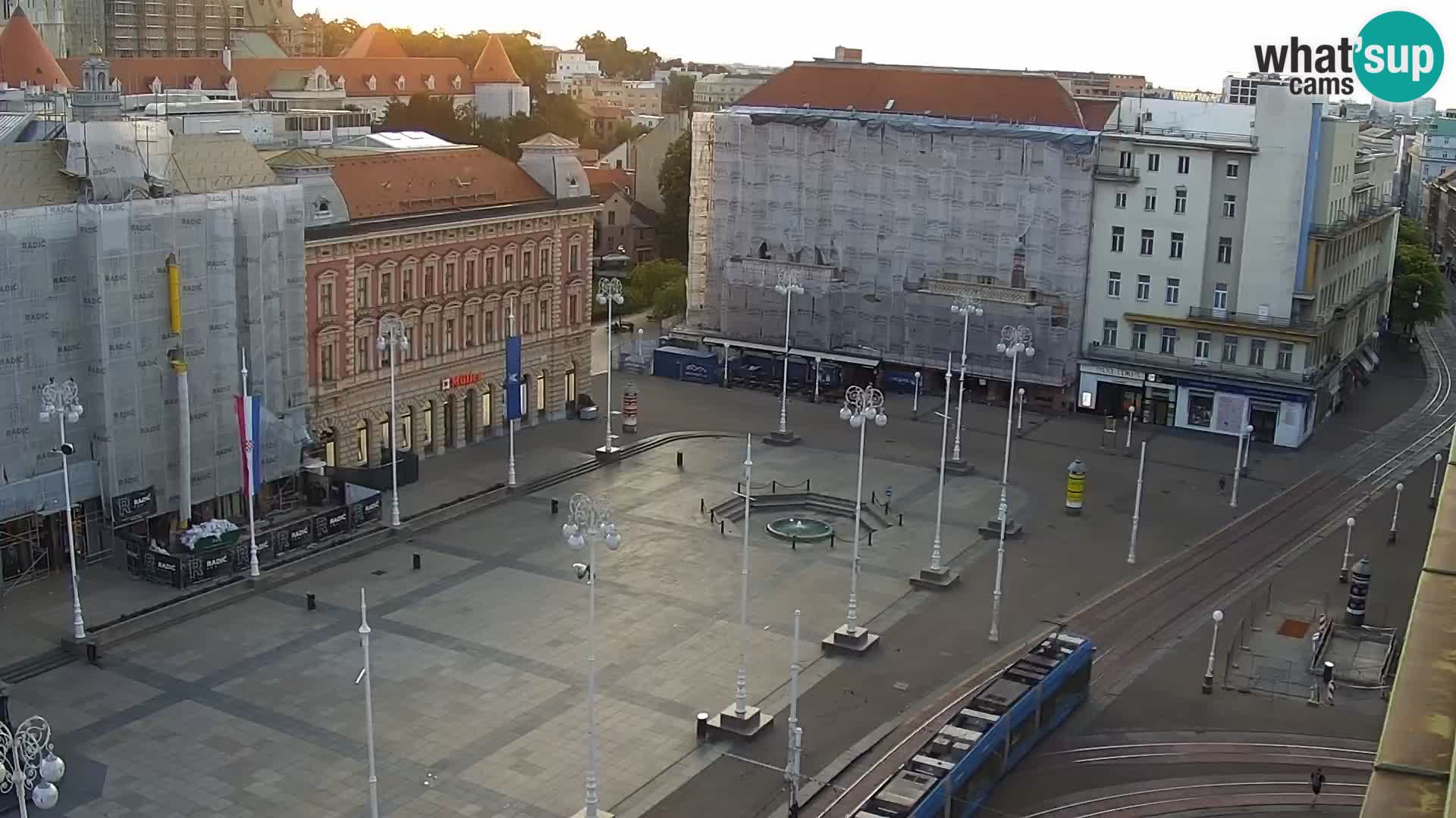 LIVE Webcam Zagreb Hotel Dubrovnik | Ban Jelačić square