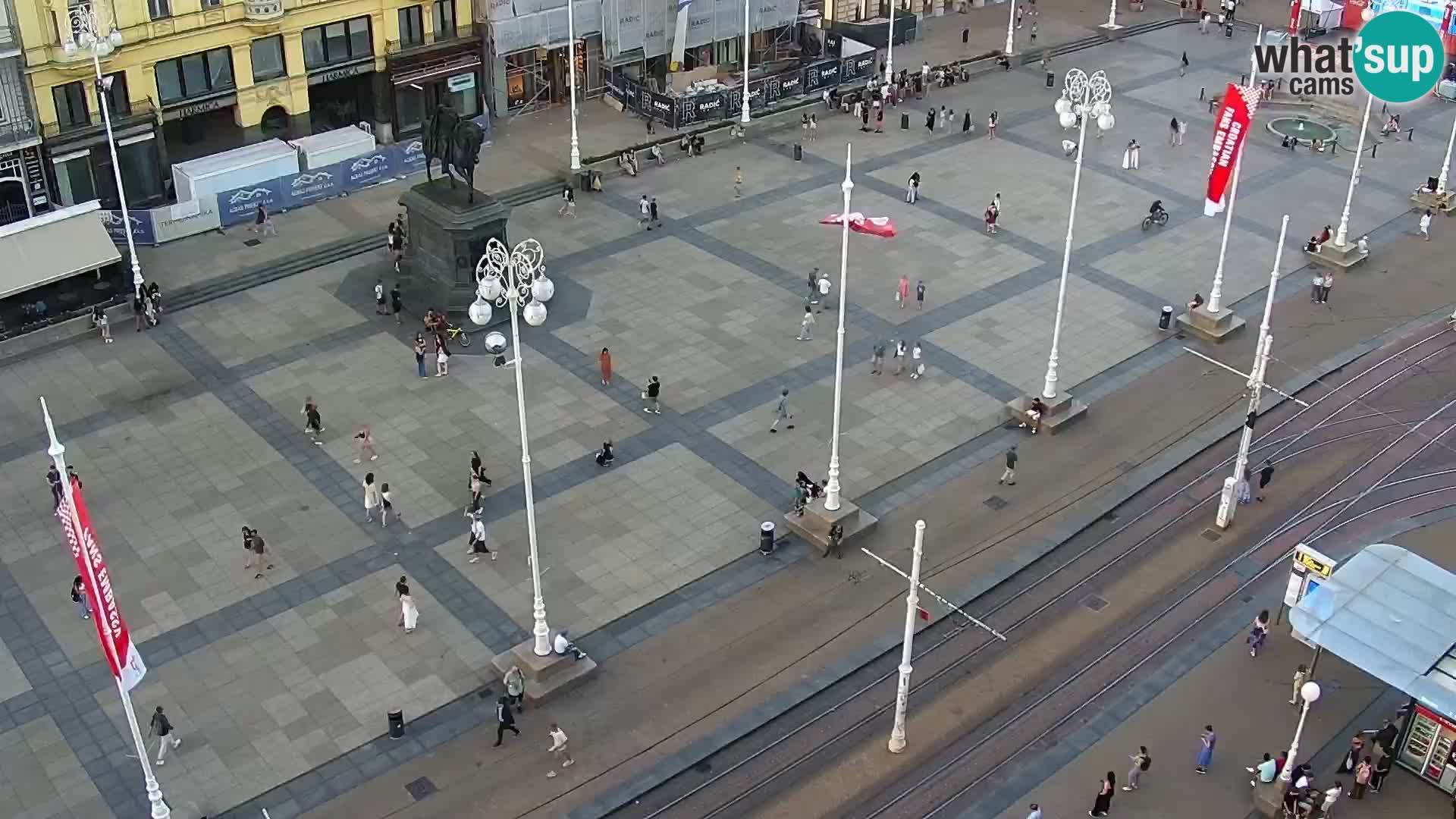 LIVE Webcam Zagreb Hotel Dubrovnik | Ban Jelačić square