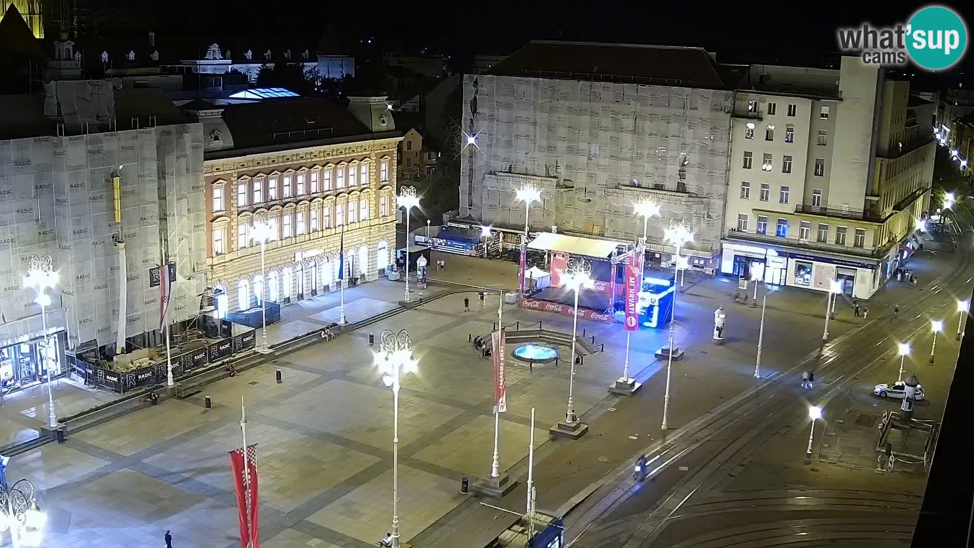 Plaza Ban Jelačić camera en vivo Zagreb – Hotel Dubrovnik