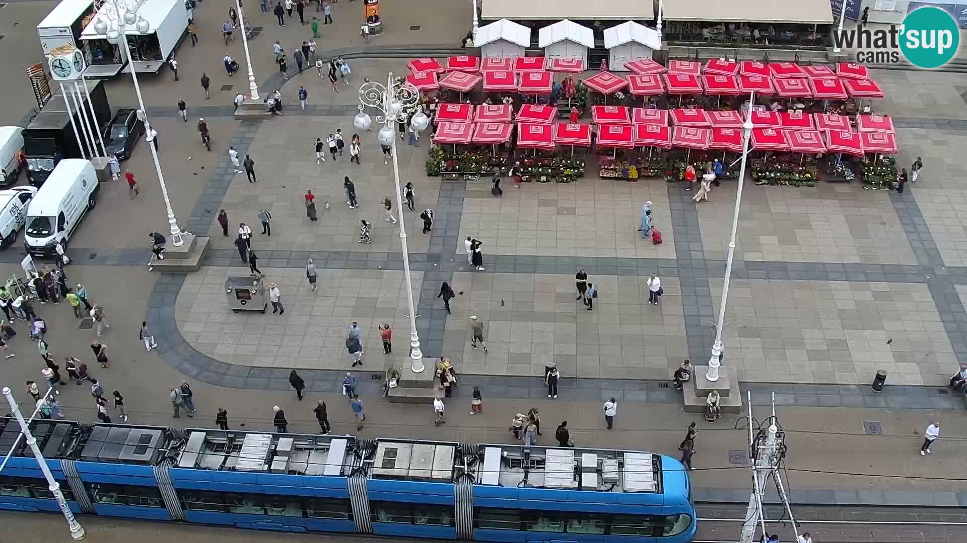 Plaza Ban Jelačić camera en vivo Zagreb – Hotel Dubrovnik