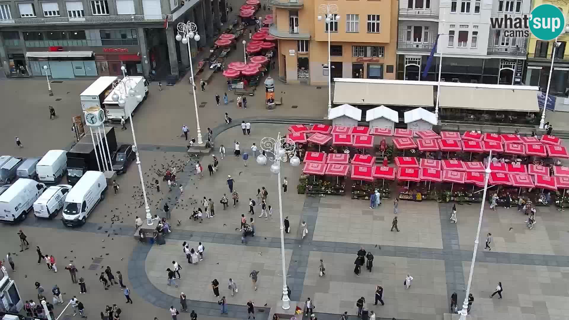 Plaza Ban Jelačić camera en vivo Zagreb – Hotel Dubrovnik