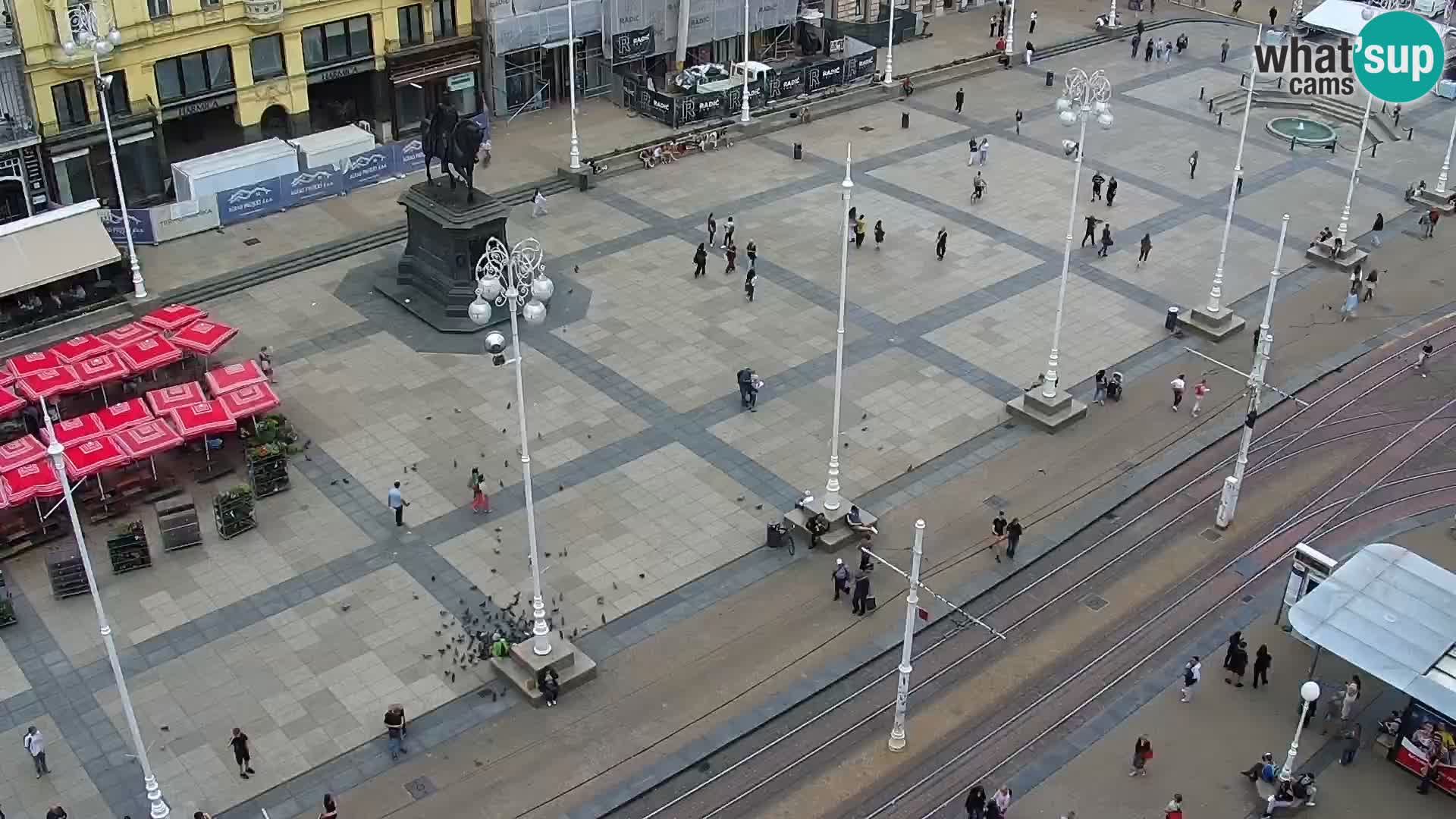 LIVE Webcam Zagreb Hotel Dubrovnik | Ban Jelačić square