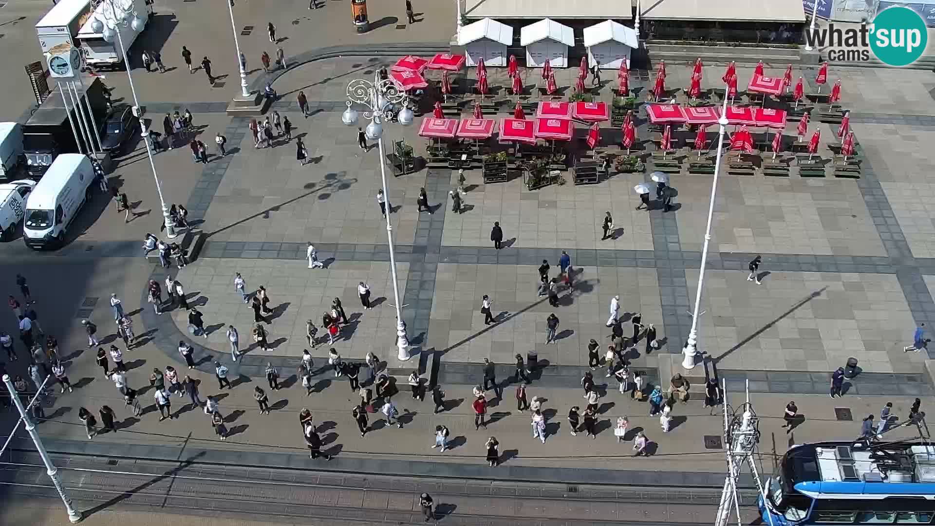 Plaza Ban Jelačić camera en vivo Zagreb – Hotel Dubrovnik