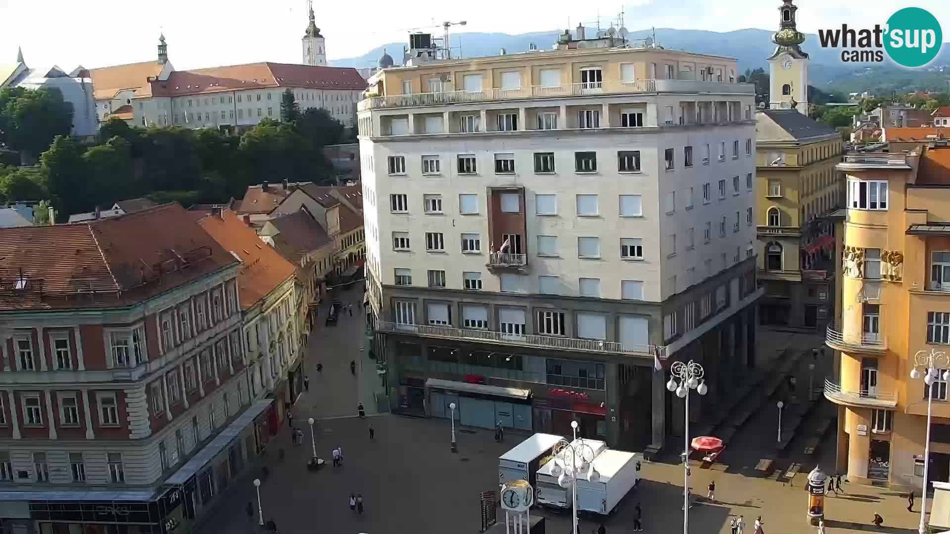 LIVE Webcam Zagreb Hotel Dubrovnik | Ban Jelačić square