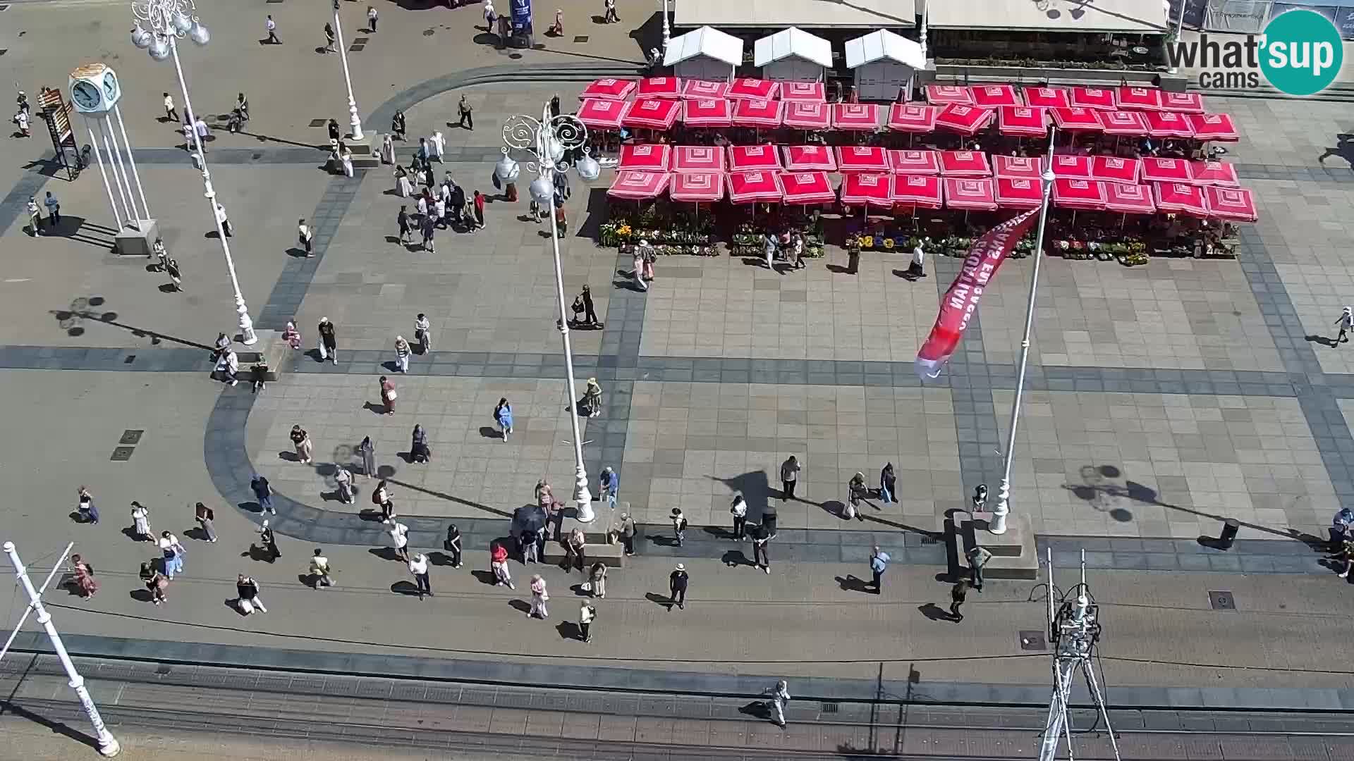 LIVE Webcam Zagreb Hotel Dubrovnik | Ban Jelačić square