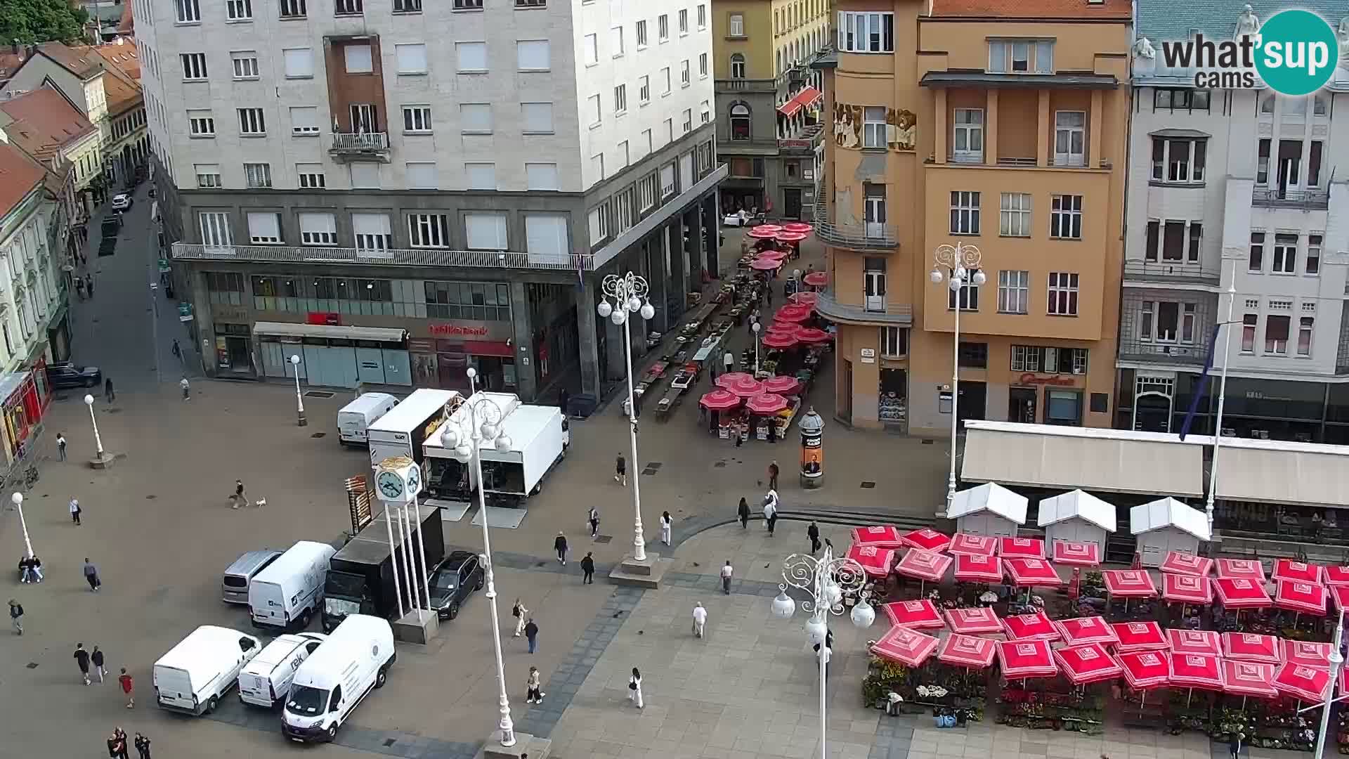 Piazza Ban Jelačić livecam Zagreb – Hotel Dubrovnik