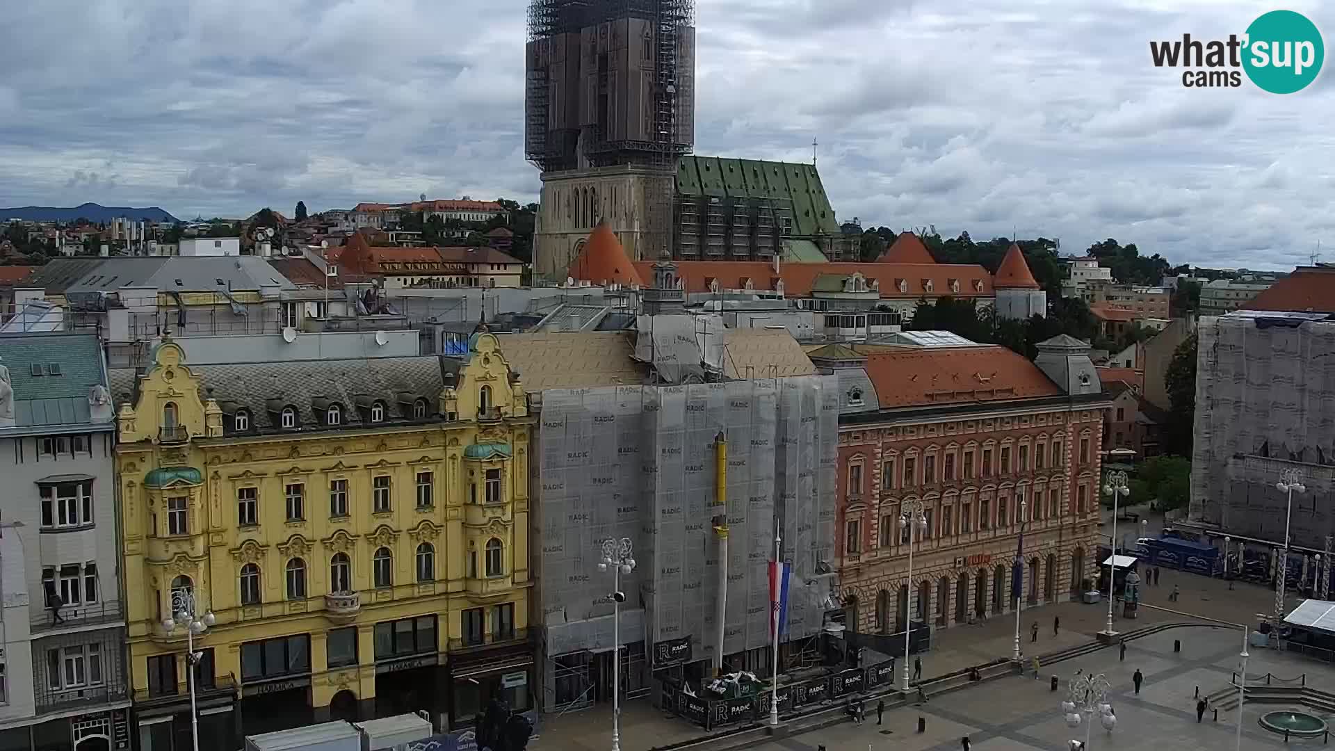Ban Jelačić Platz  Live webcam Zagreb – Hotel Dubrovnik