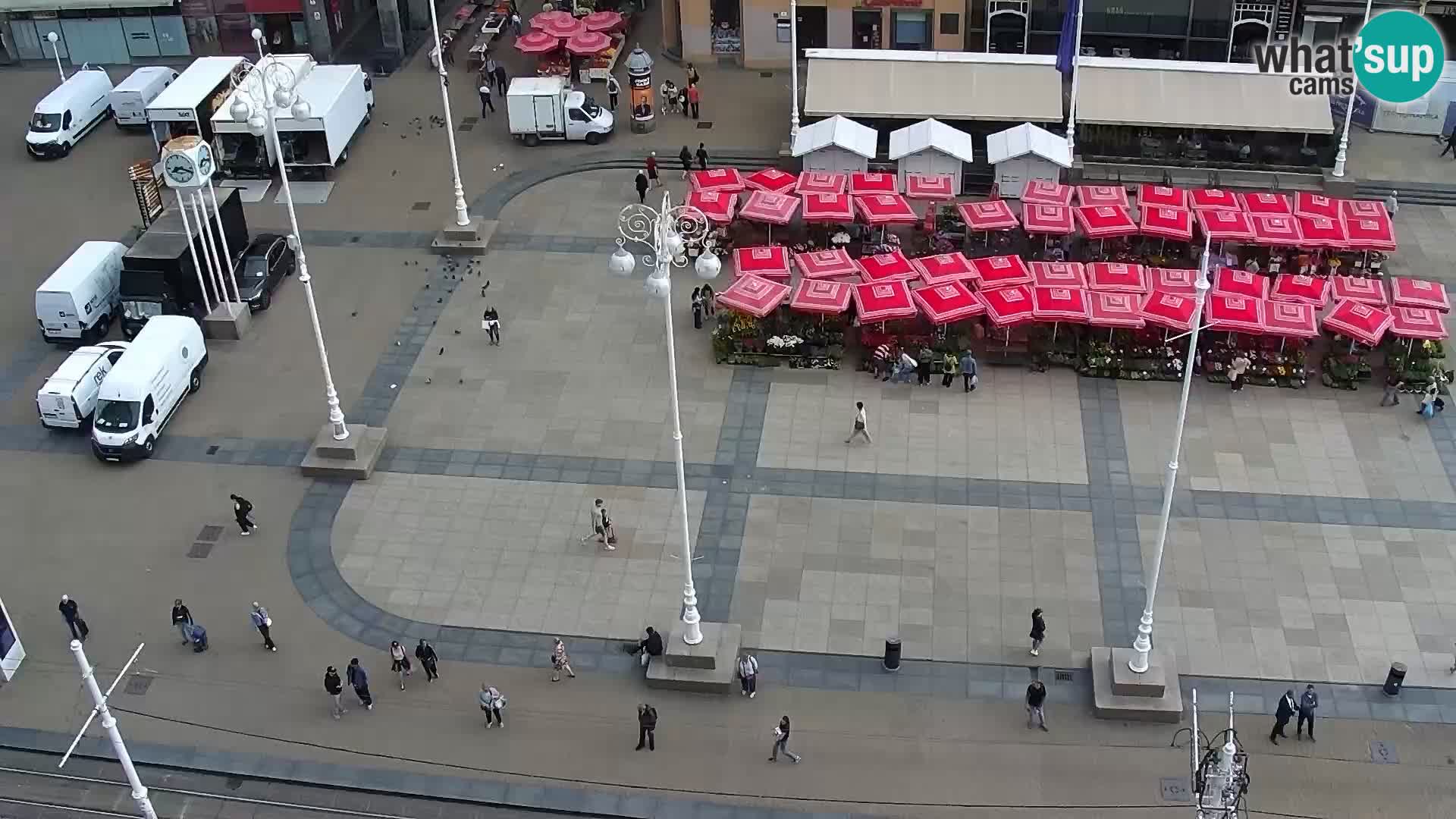 Ban Jelačić Platz  Live webcam Zagreb – Hotel Dubrovnik